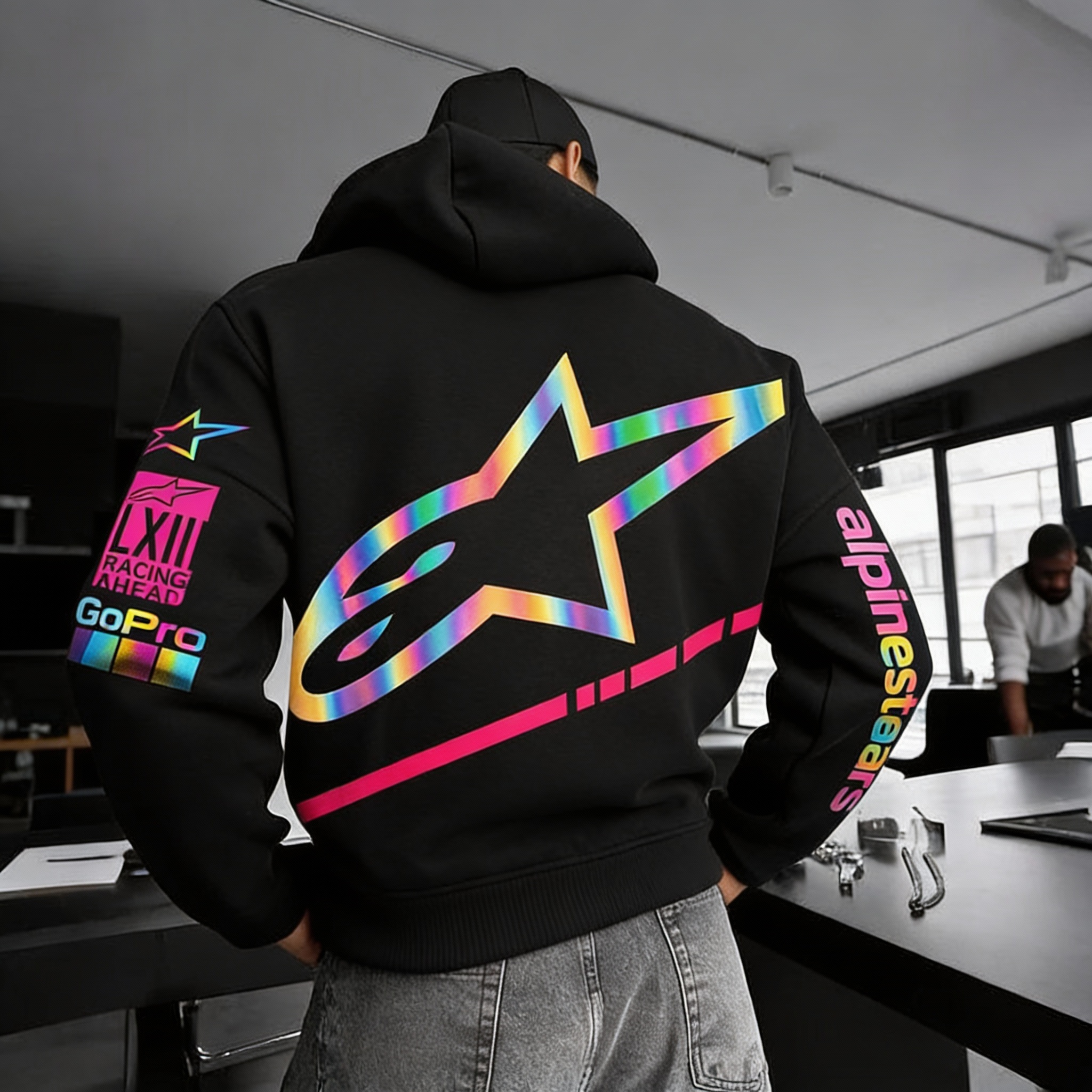 Alpinestars Printed Fleece-lined Unisex Hoodie Image - 4