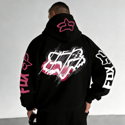 Fox Racing Printed Fleece-lined Unisex Hoodie Image - 4