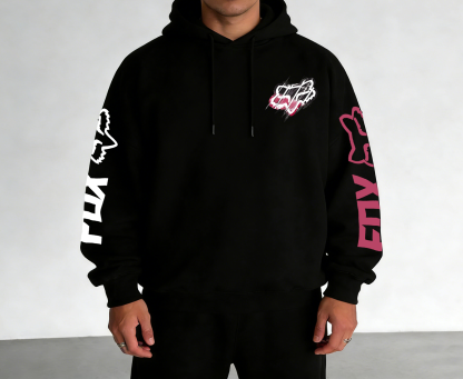 Fox Racing Printed Fleece-lined Unisex Hoodie Image - 5