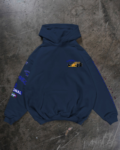 Camel Team Lotus Honda Ayrton Senna Printed Fleece-lined Unisex Hoodie Image - 14