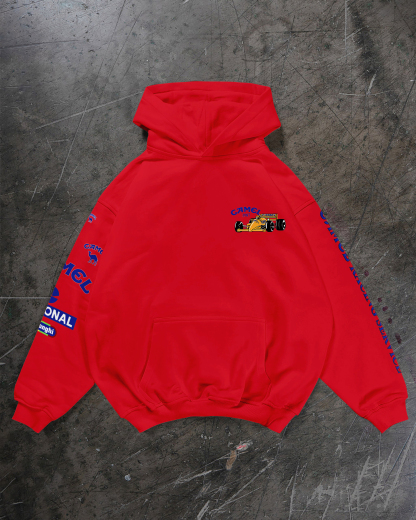 Camel Team Lotus Honda Ayrton Senna Printed Fleece-lined Unisex Hoodie Image - 16