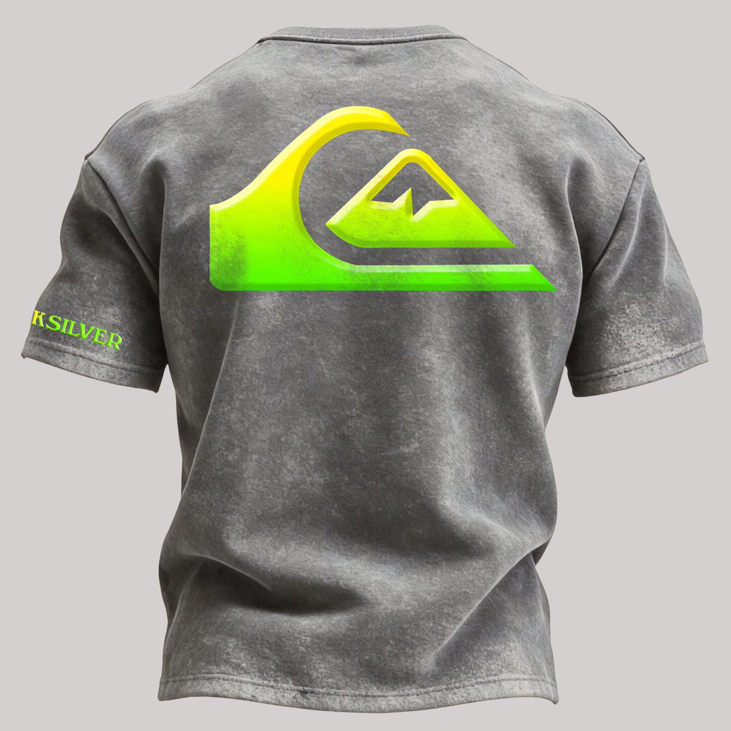 Vintage Quiksilver Printed Unisex Washed T-Shirt Image - 2