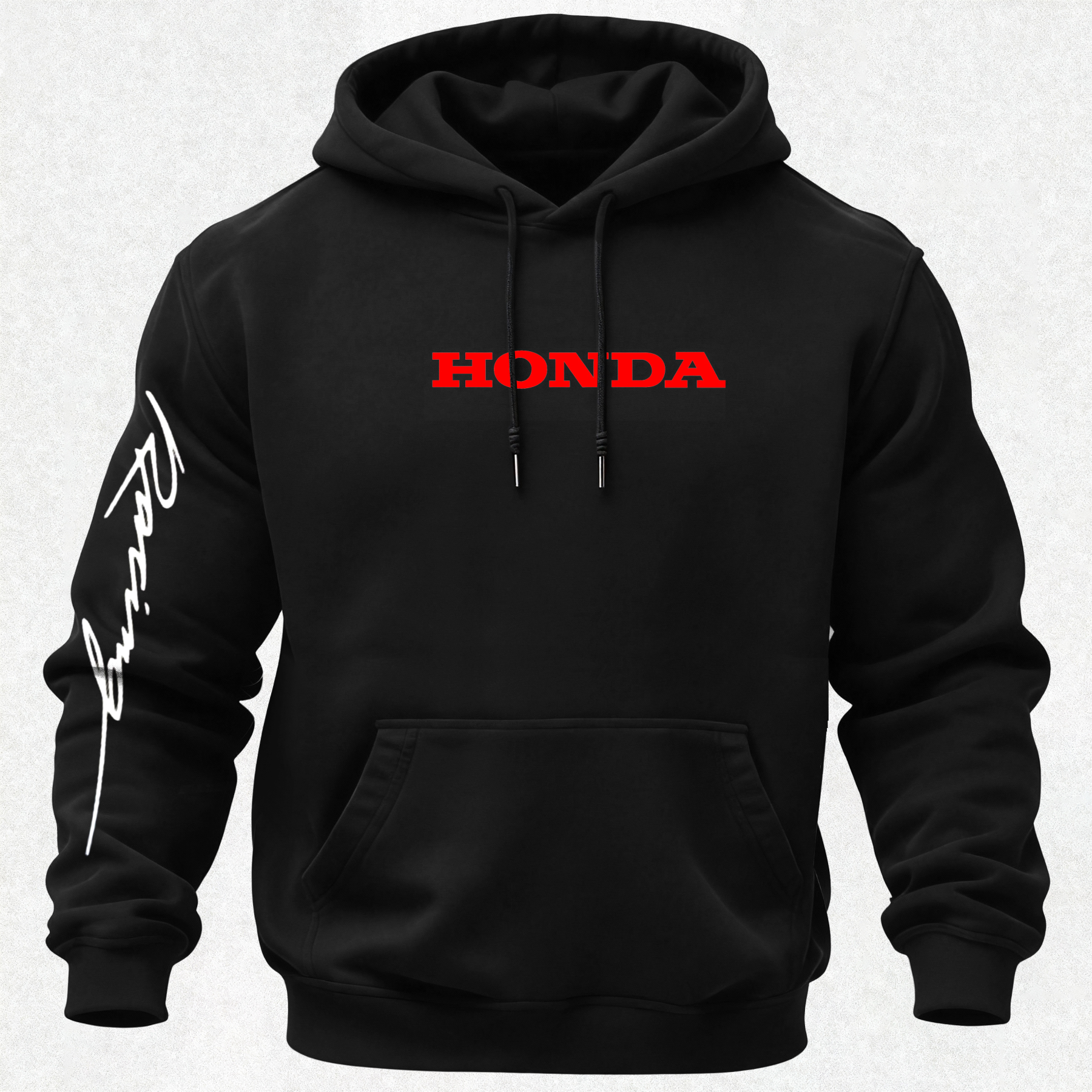 Honda Racing Printed Fleece-lined Unisex Hoodie Image - 2