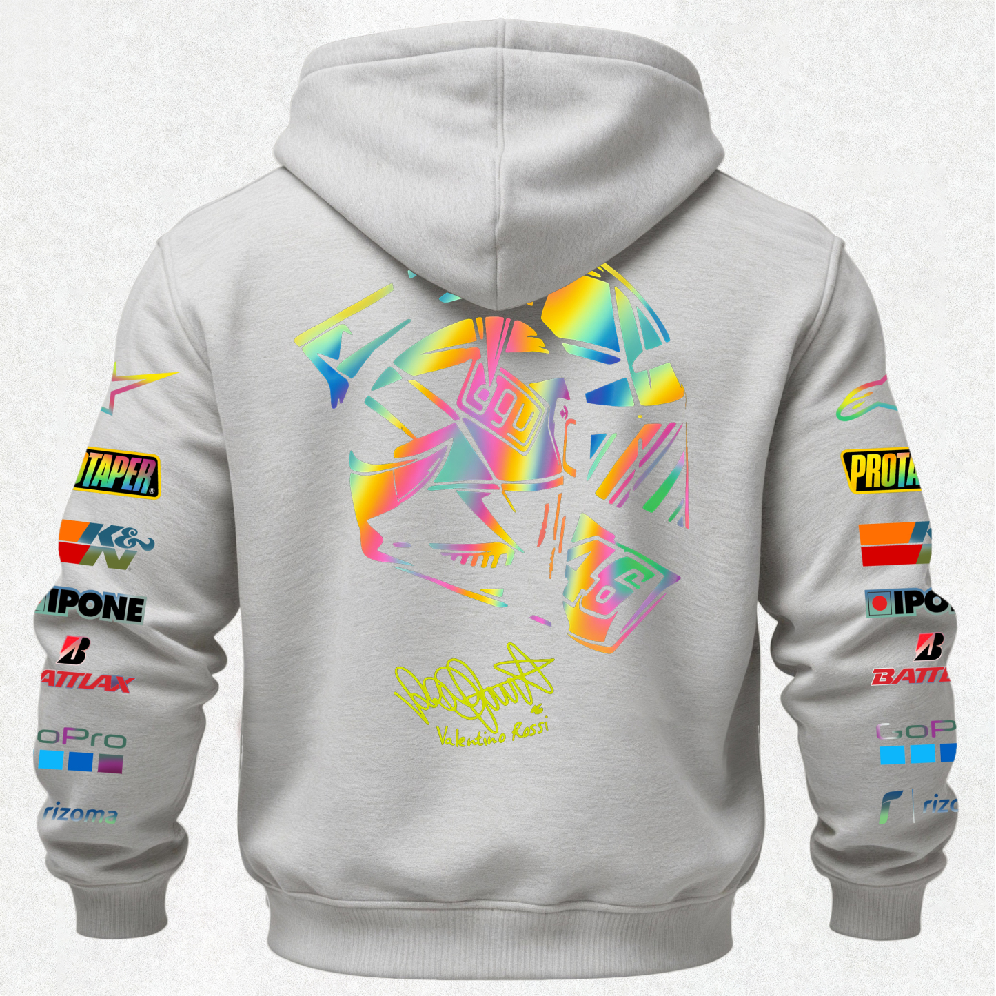 Alpinstars MotoGP Printed Fleece-lined Unisex Hoodie Image - 27