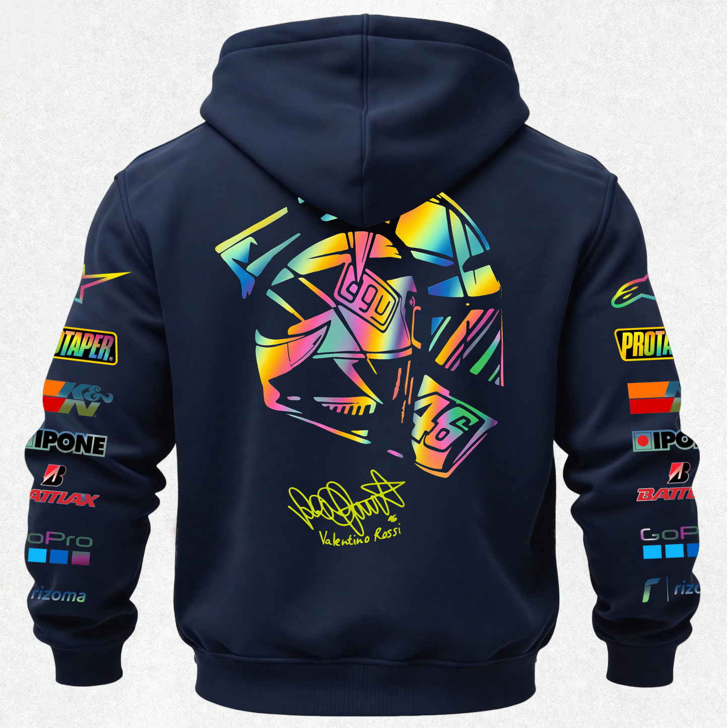 Alpinstars MotoGP Printed Fleece-lined Unisex Hoodie Image - 24