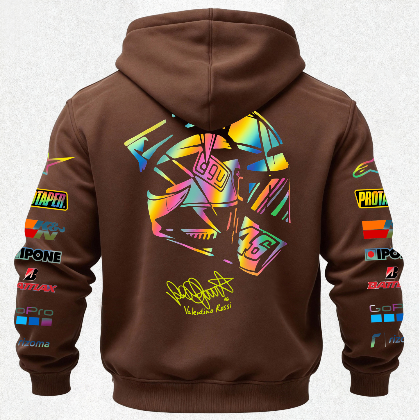 Alpinstars MotoGP Printed Fleece-lined Unisex Hoodie Image - 15