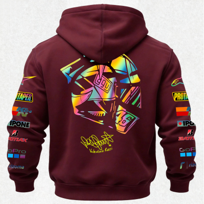 Alpinstars MotoGP Printed Fleece-lined Unisex Hoodie Image - 21