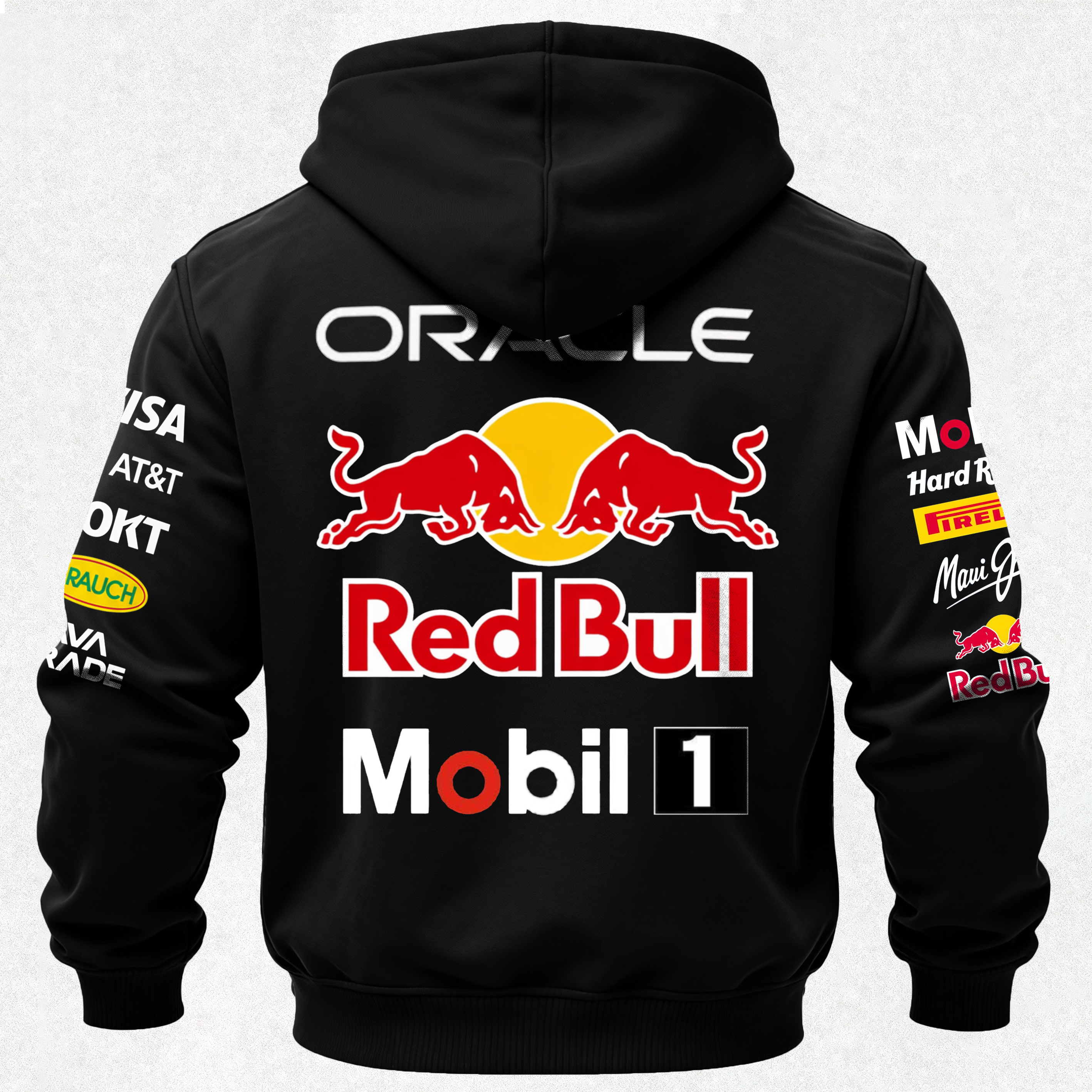 Oracle Red Bull Racing Printed Fleece-lined Unisex Hoodie Image - 6