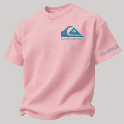 Quiksilver Surf Printed Oversized Unisex T-shirt