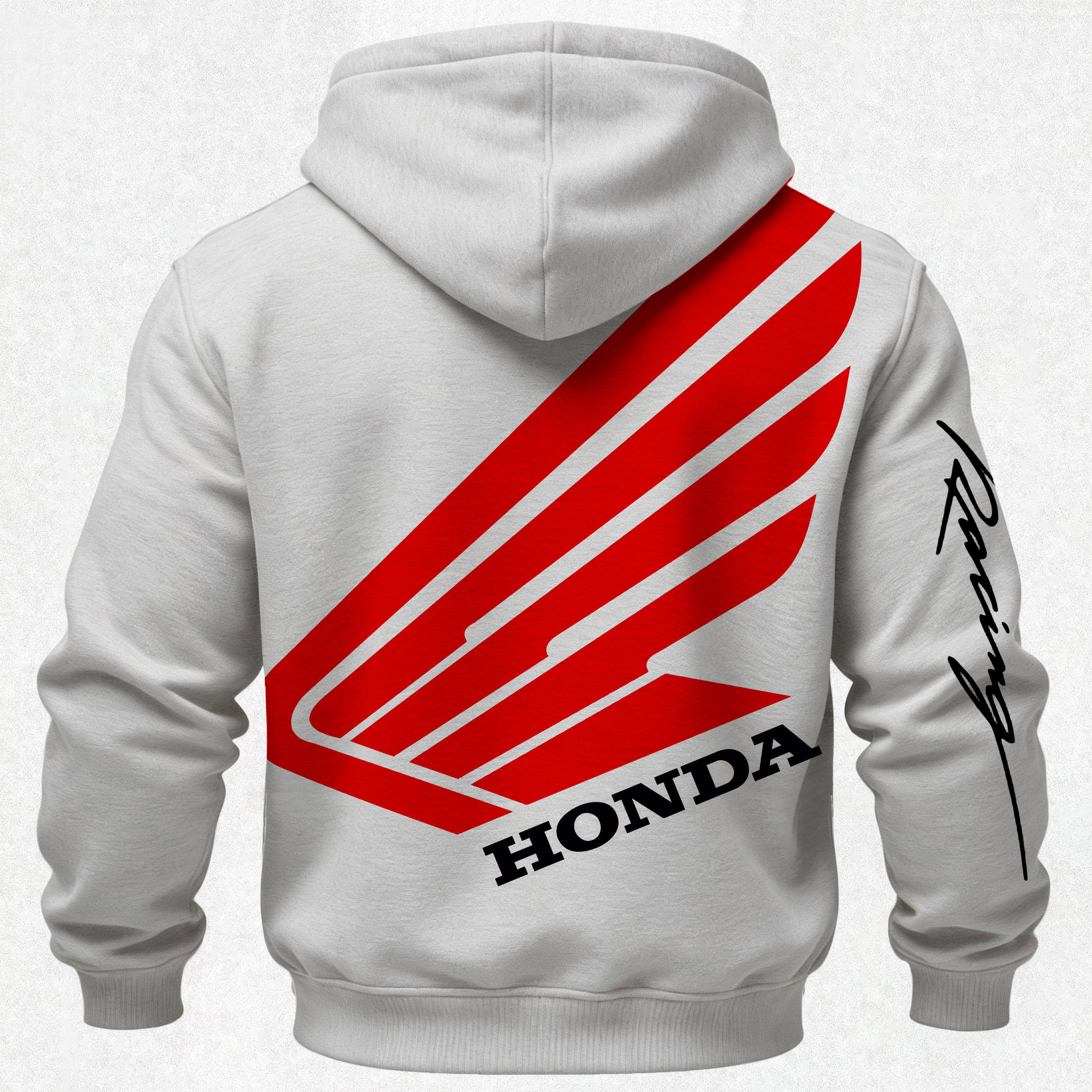 Honda Racing Printed Fleece-lined Unisex Hoodie Image - 21