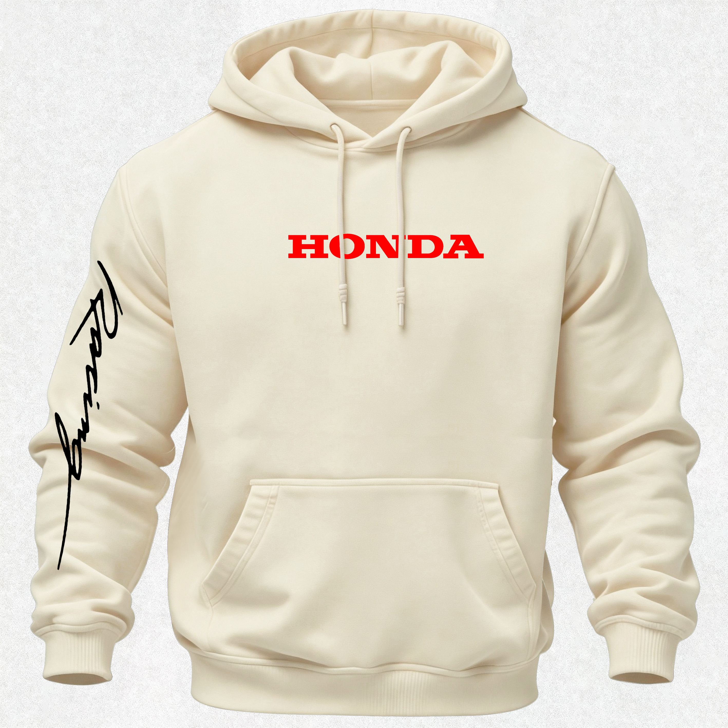 Honda Racing Printed Fleece-lined Unisex Hoodie Image - 23
