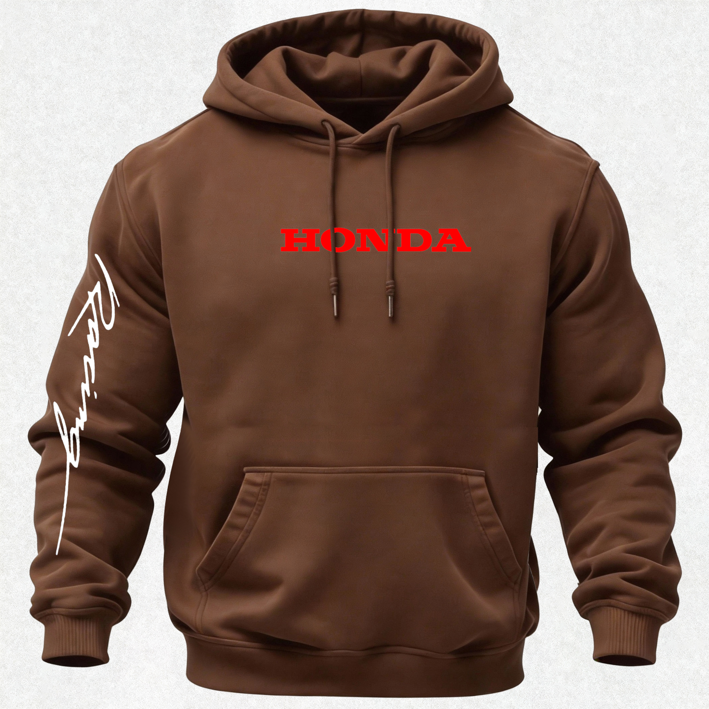 Honda Racing Printed Fleece-lined Unisex Hoodie Image - 26