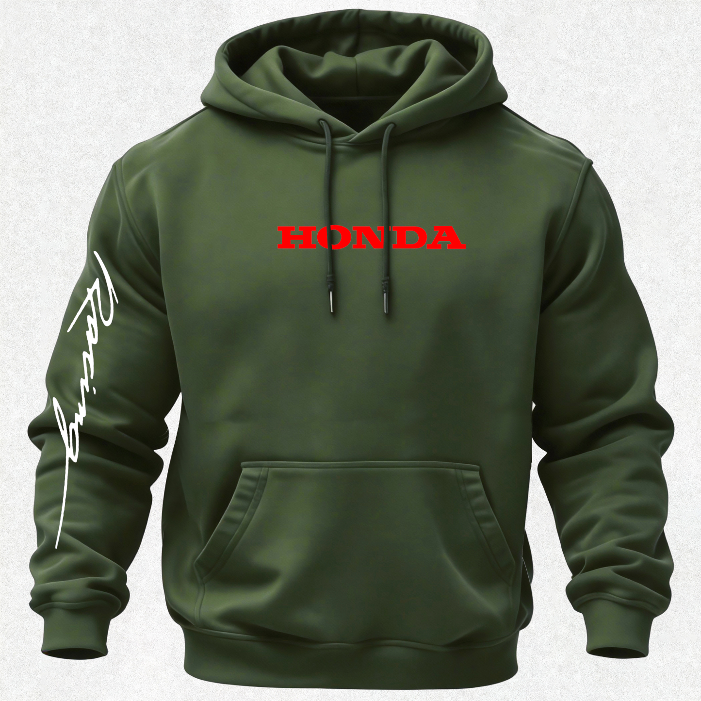 Honda Racing Printed Fleece-lined Unisex Hoodie Image - 29