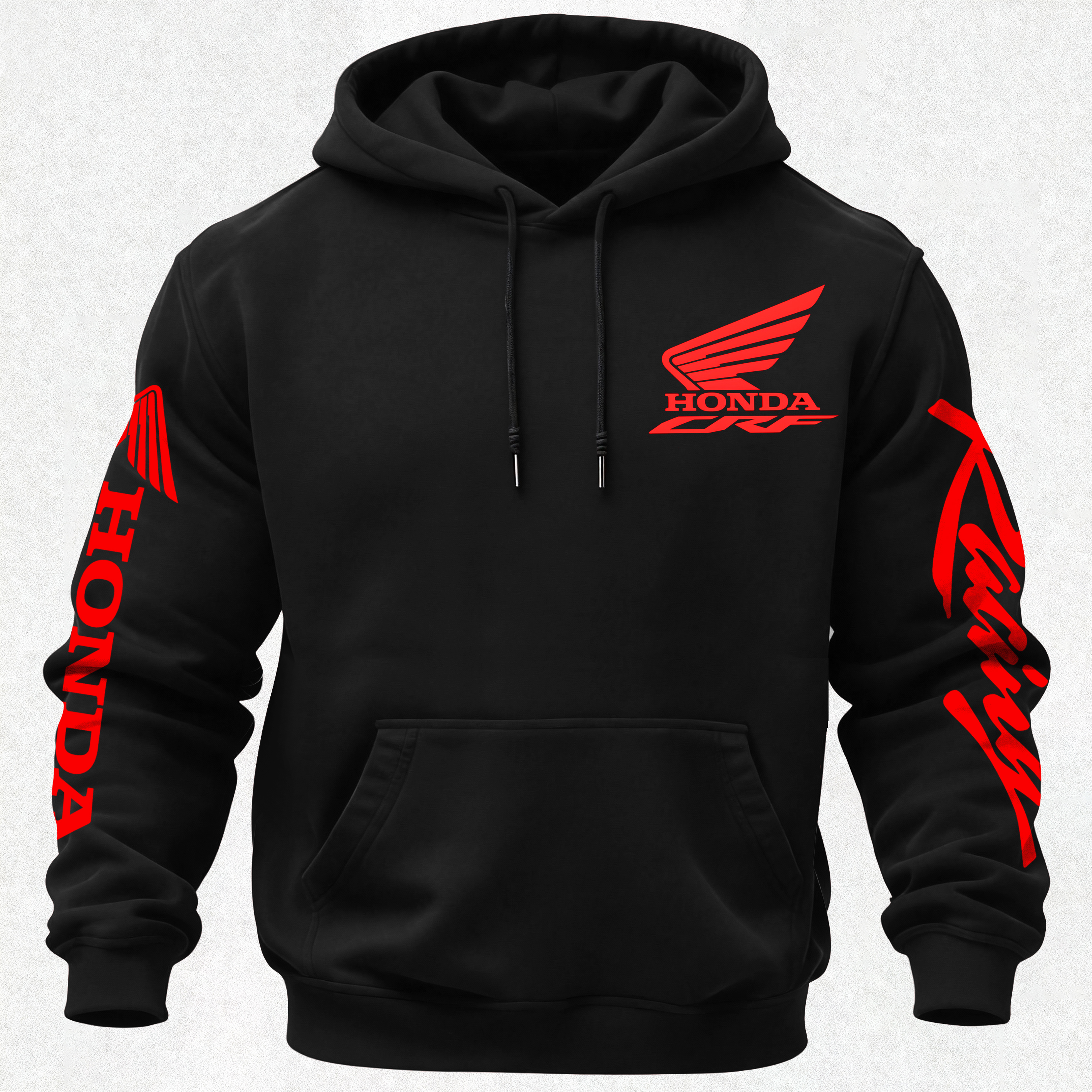 Honda CRF 450R Printed Fleece-lined Unisex Hoodie Image - 2