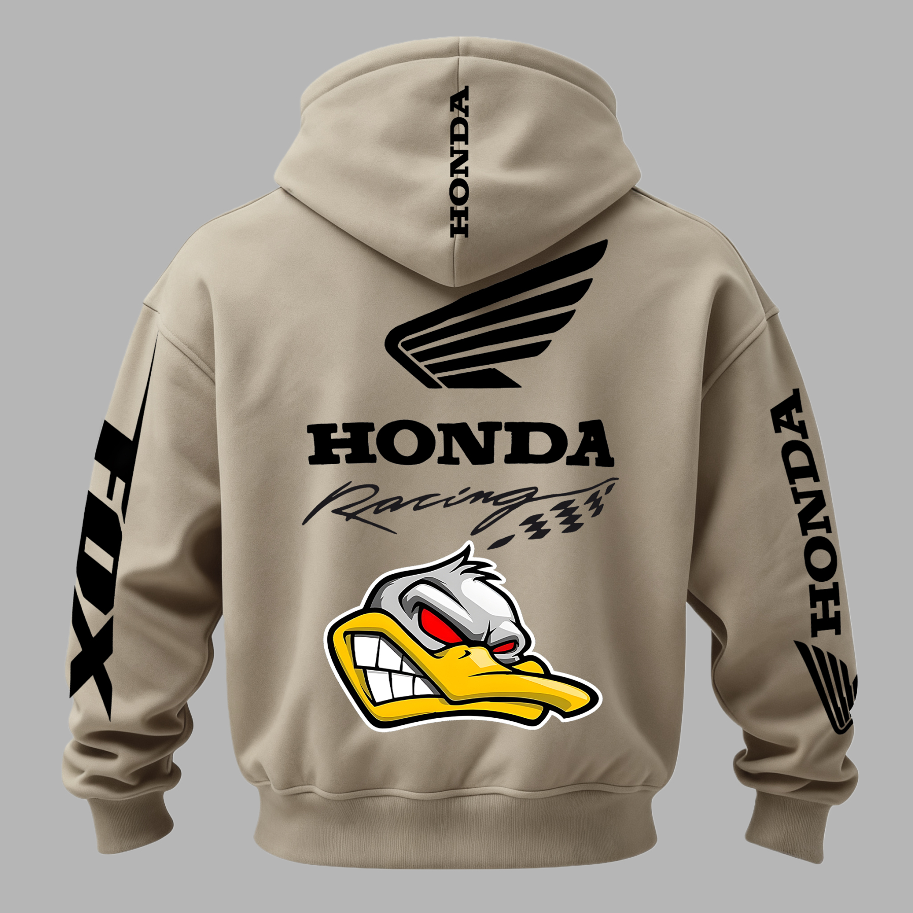 Honda Racing Printed Fleece-lined Unisex Hoodie Image - 19