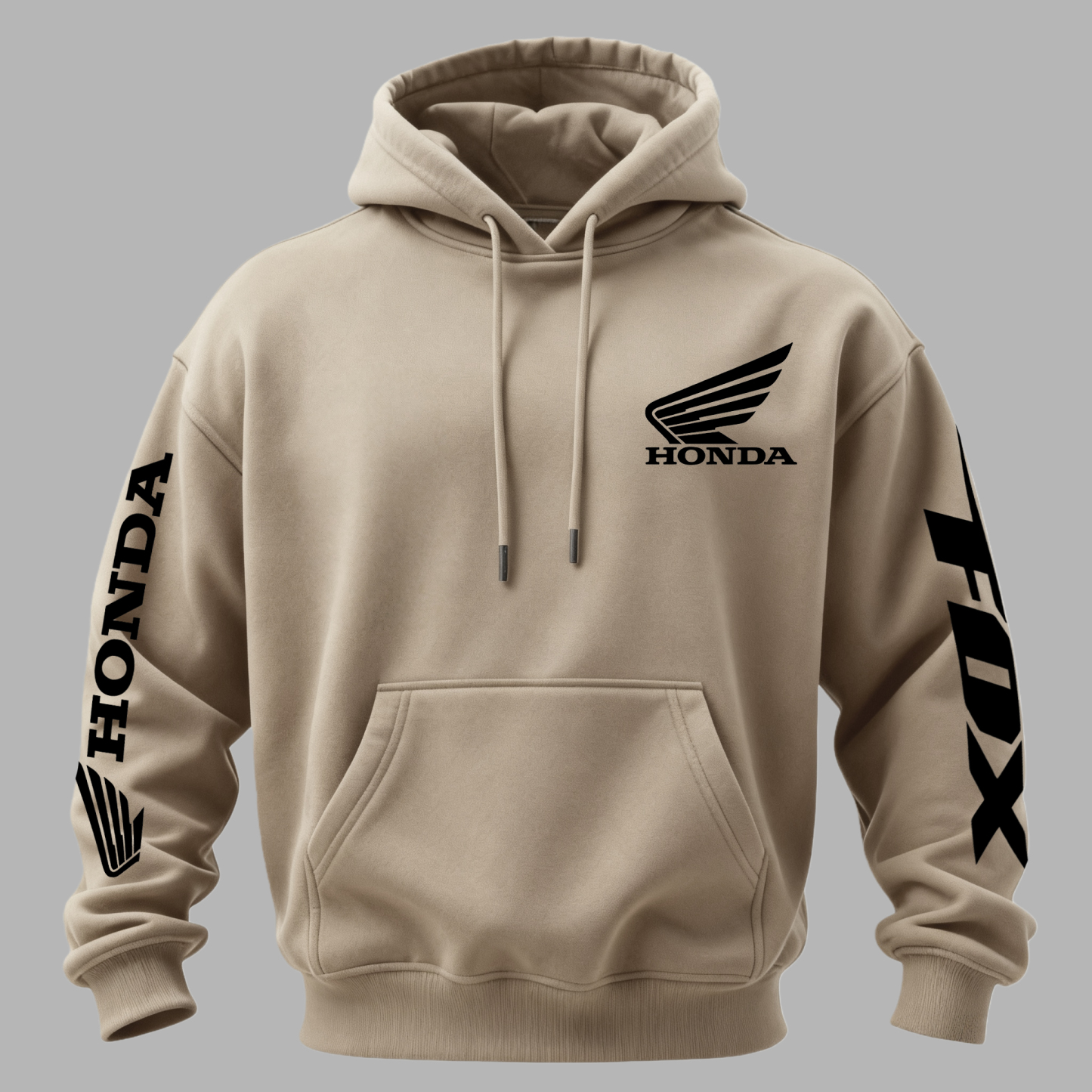Honda Racing Printed Fleece-lined Unisex Hoodie Image - 20