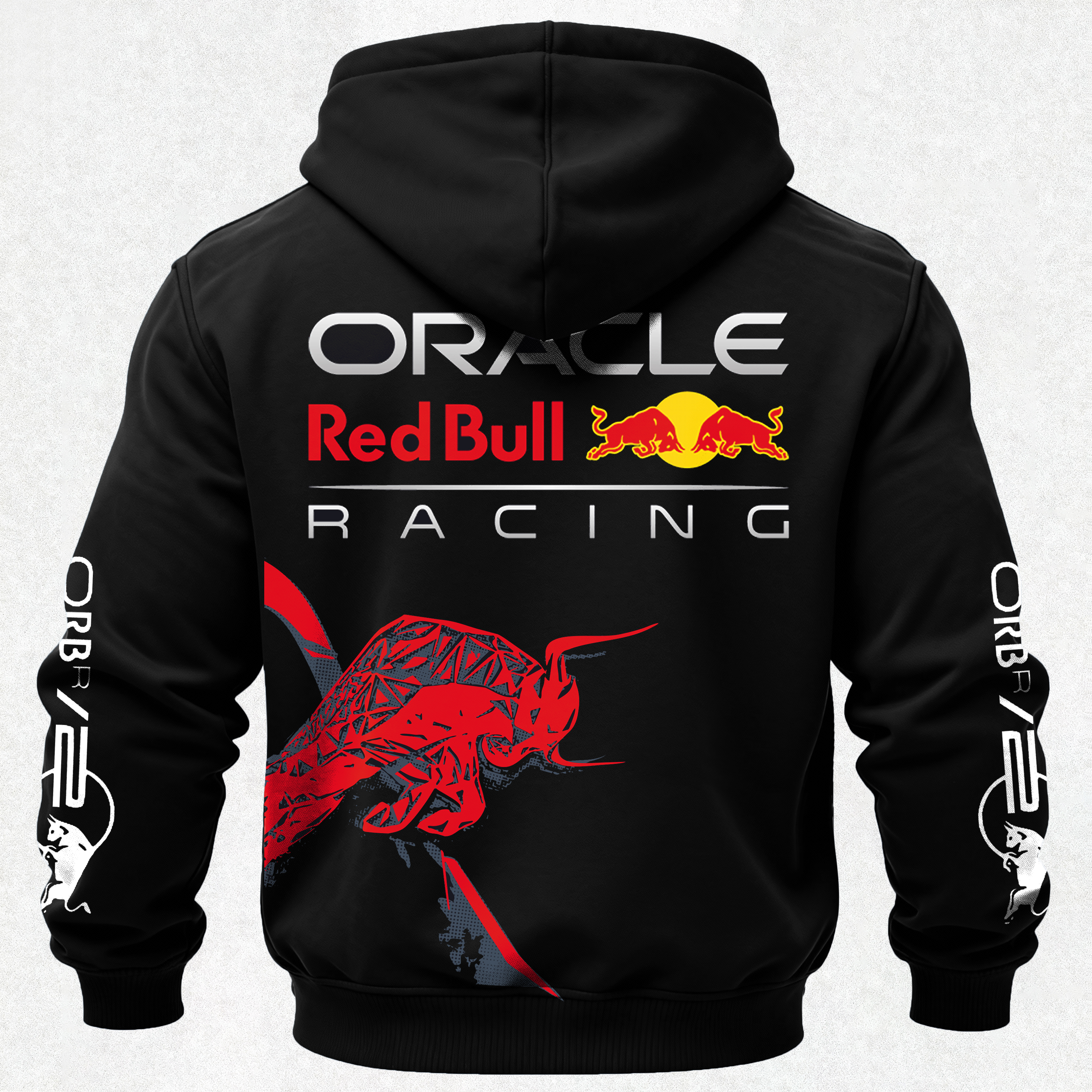 Oracle Red Bull Racing Printed Fleece-lined Unisex Hoodie Image - 2