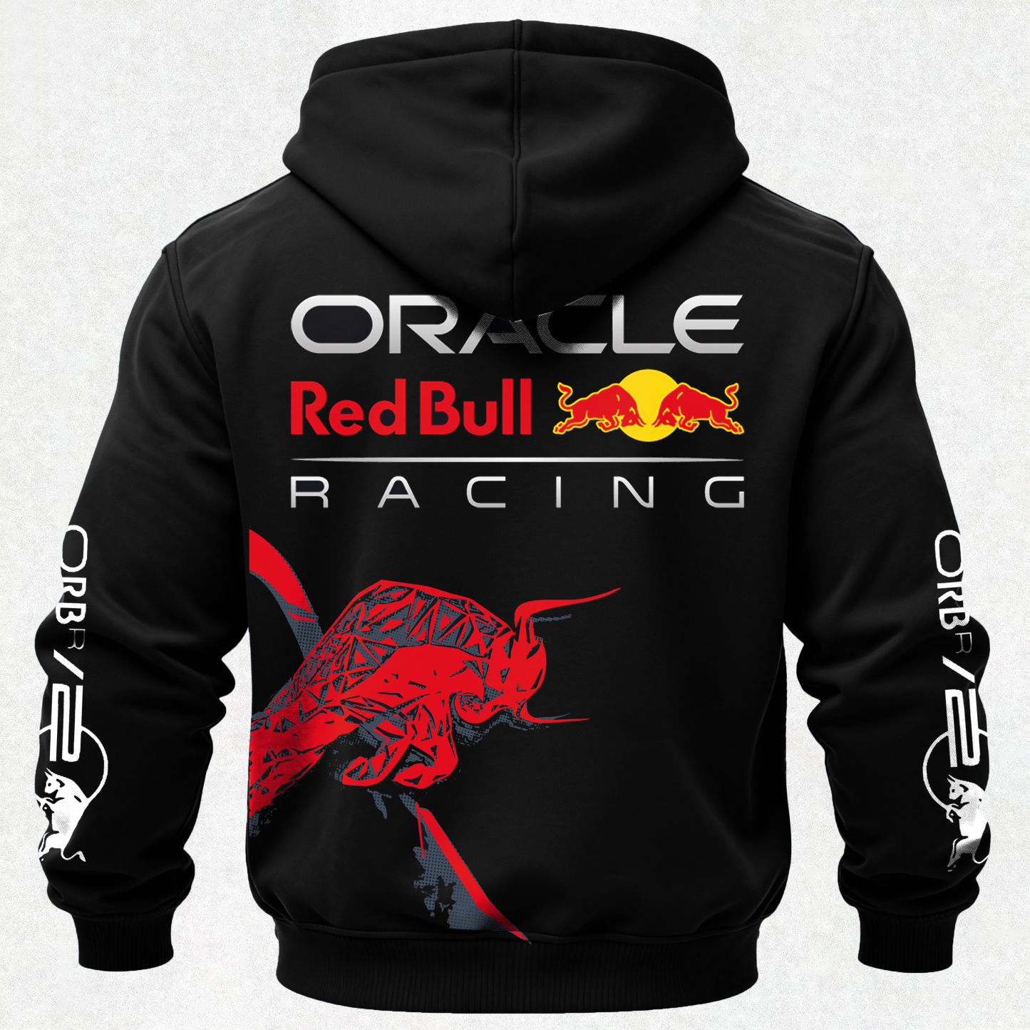 Oracle Red Bull Racing Printed Fleece-lined Unisex Hoodie Image - 2