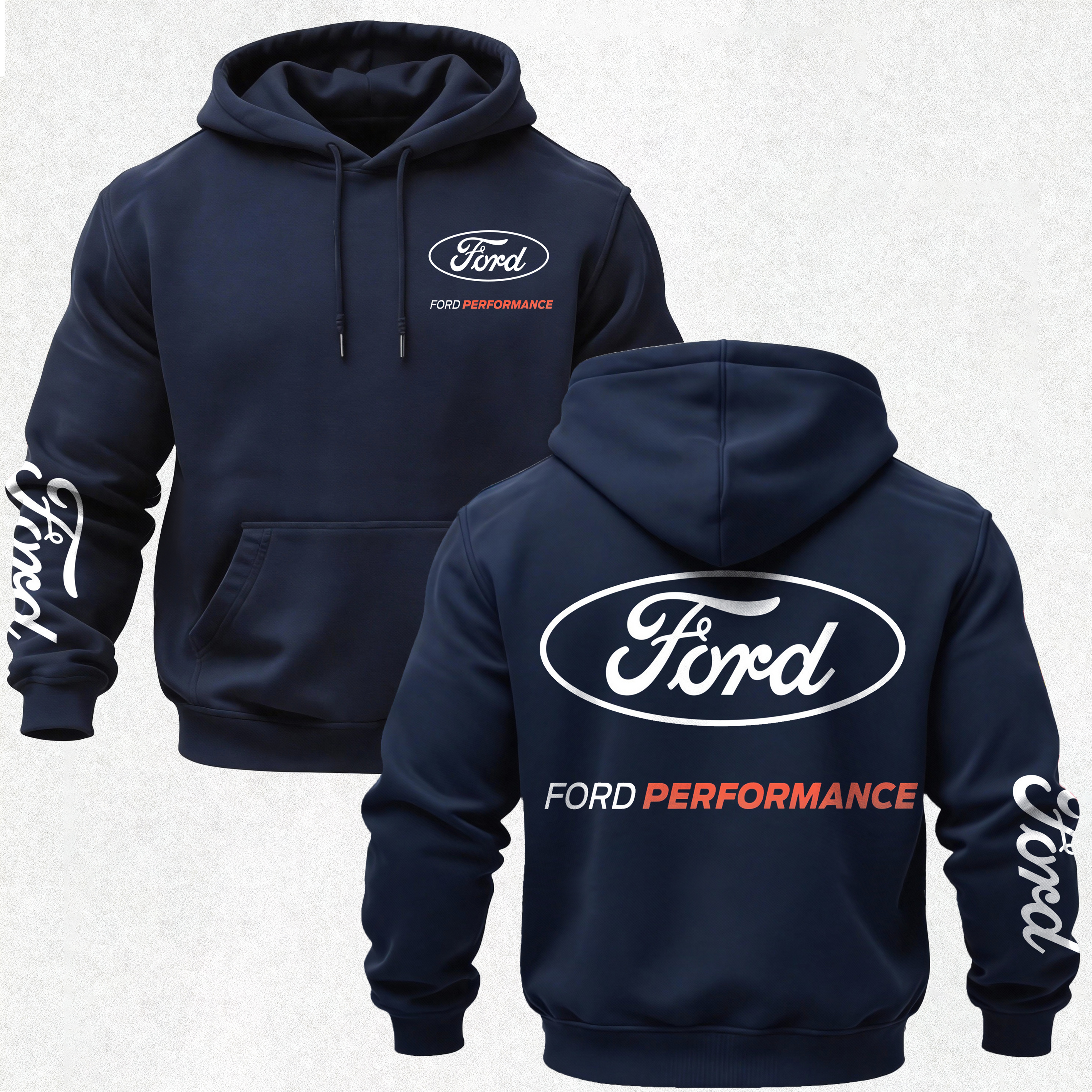 Ford Performance Printed Fleece-lined Unisex Hoodie Image - 1