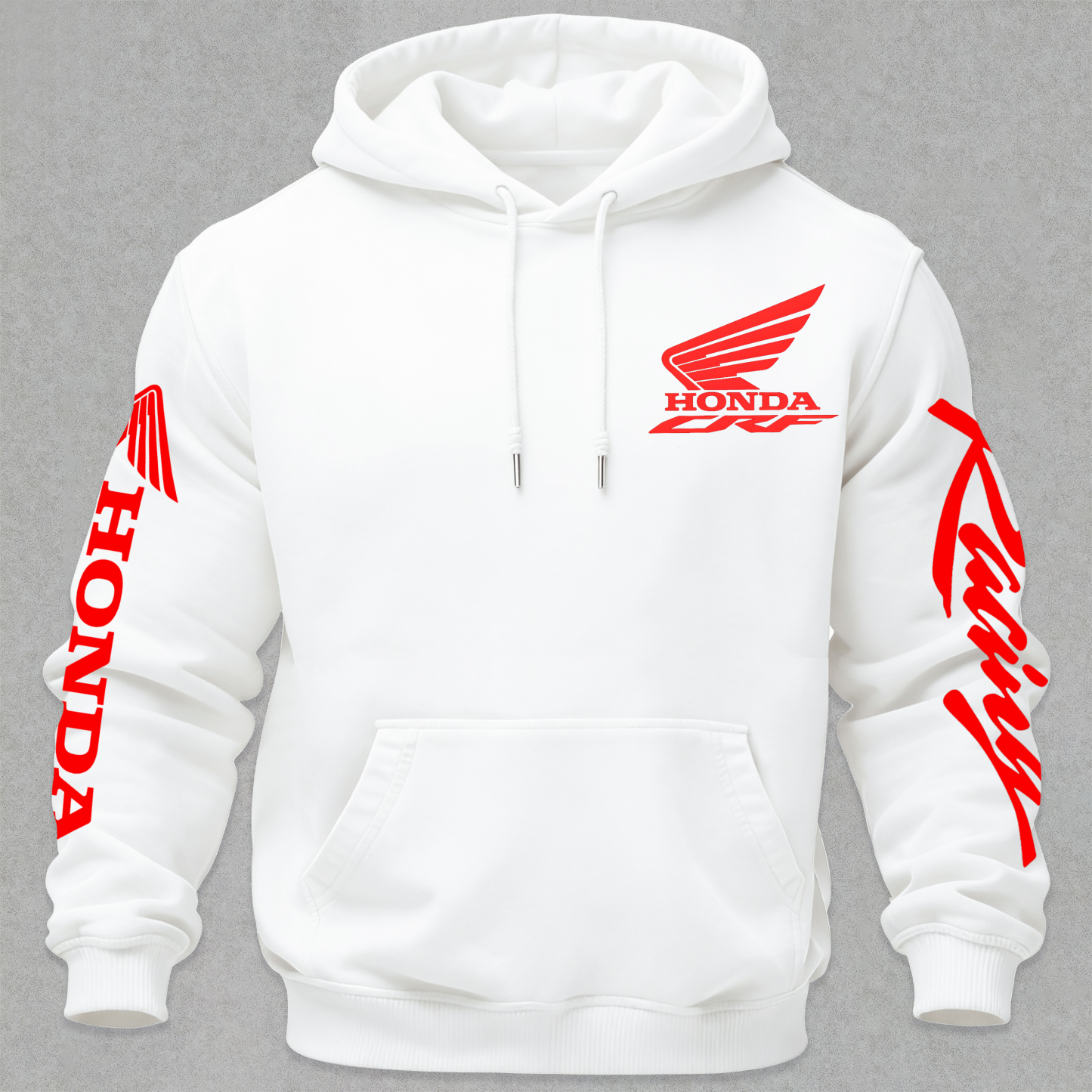Honda CRF 450R Printed Fleece-lined Unisex Hoodie Image - 8