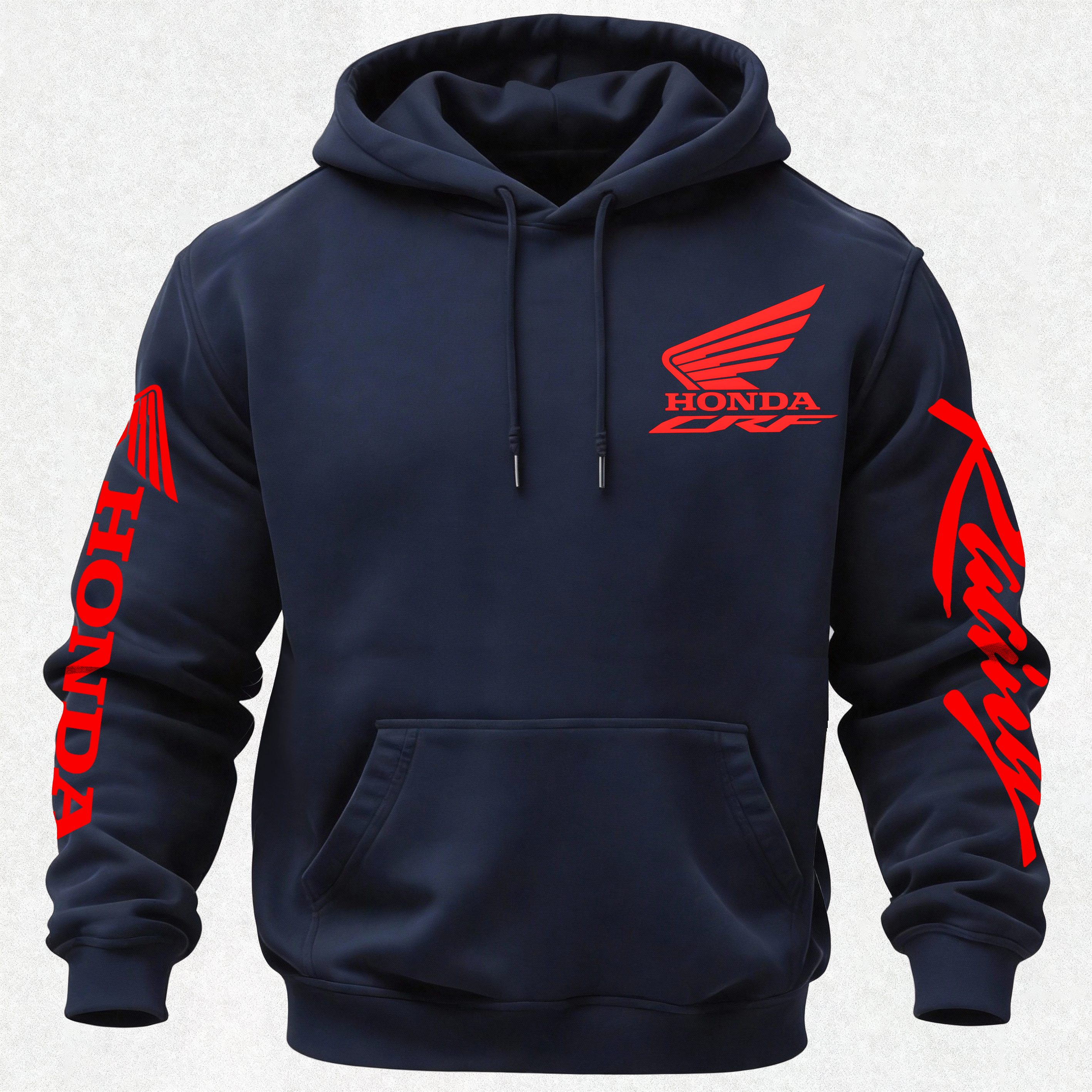 Honda CRF 450R Printed Fleece-lined Unisex Hoodie Image - 18