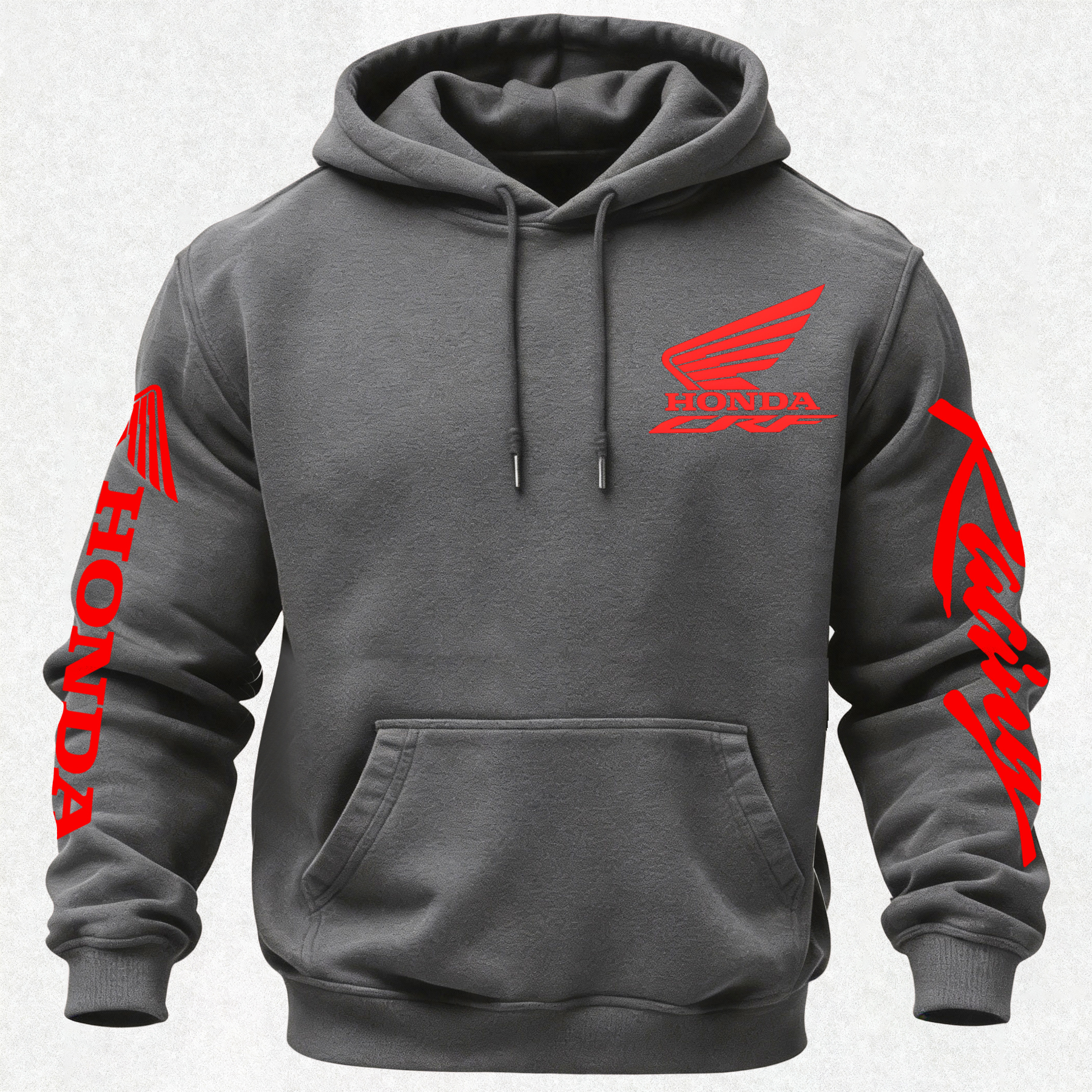 Honda CRF 450R Printed Fleece-lined Unisex Hoodie Image - 15