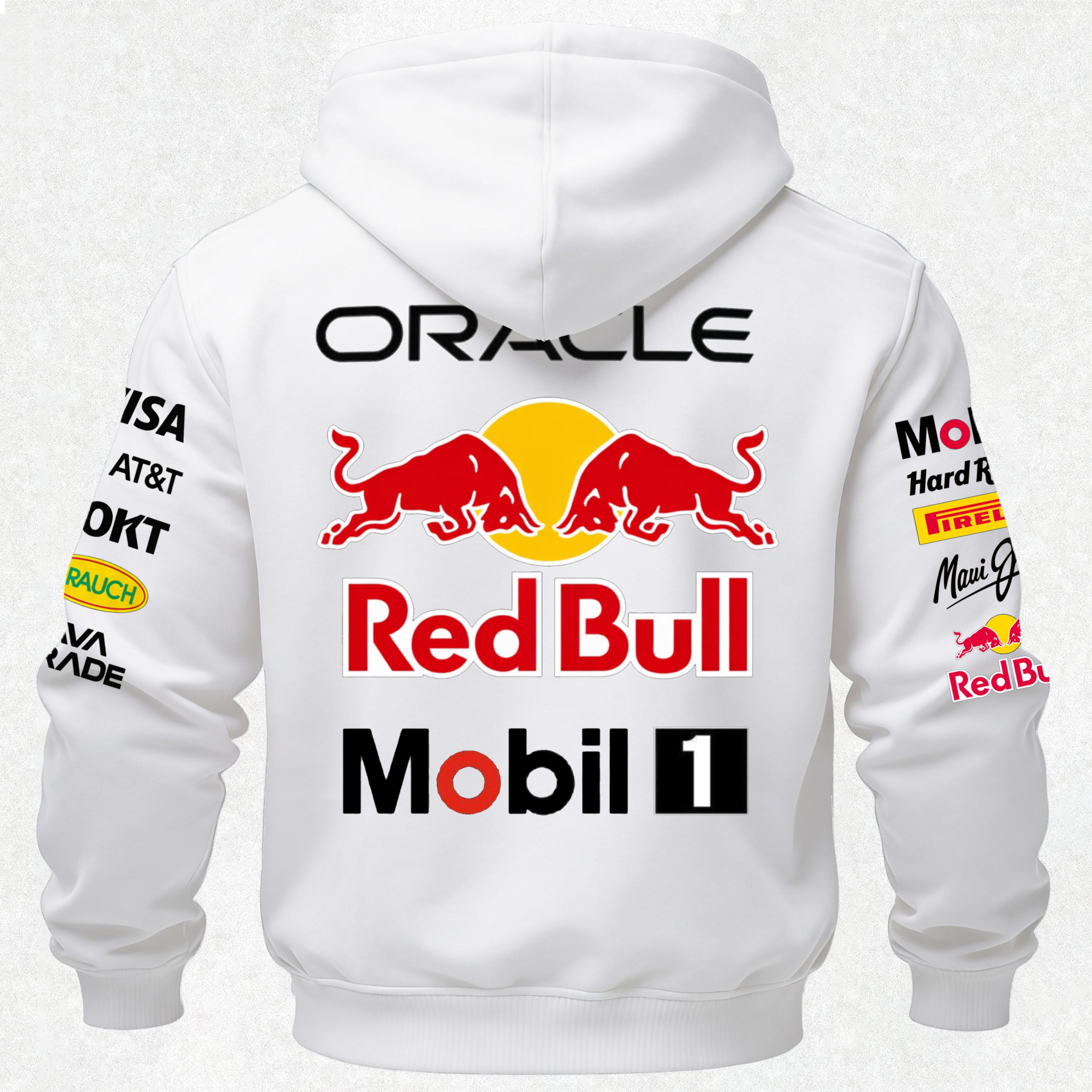 Oracle Red Bull Racing Printed Fleece-lined Unisex Hoodie Image - 11
