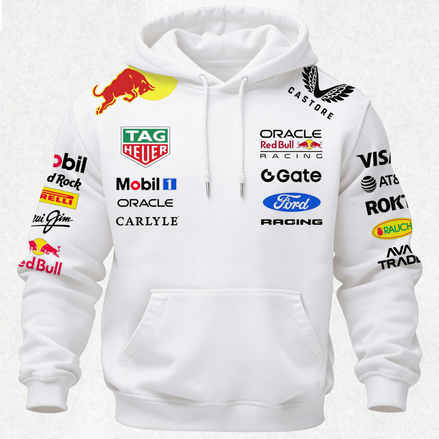 Oracle Red Bull Racing Printed Fleece-lined Unisex Hoodie Image - 12