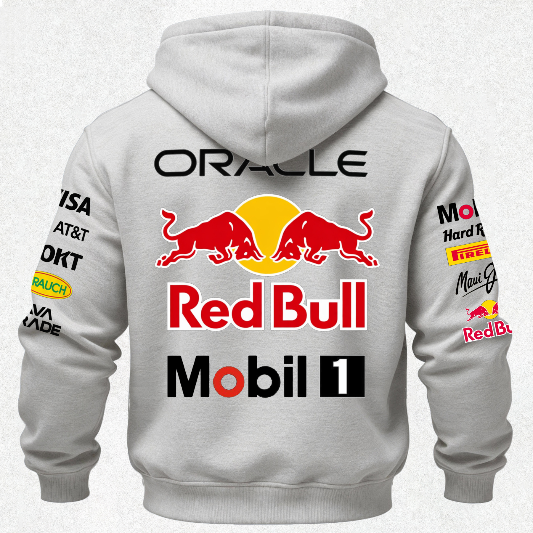 Oracle Red Bull Racing Printed Fleece-lined Unisex Hoodie Image - 14
