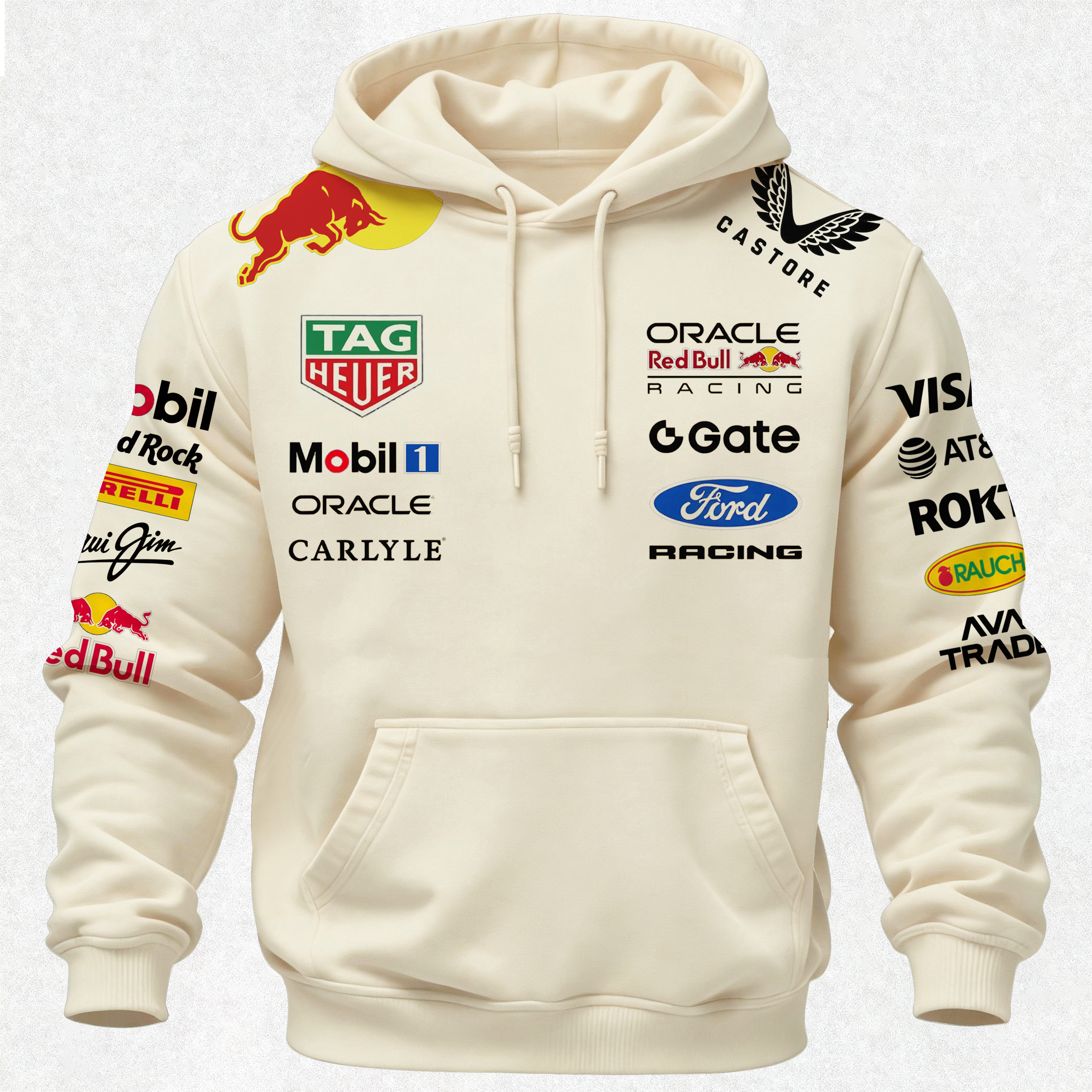 Oracle Red Bull Racing Printed Fleece-lined Unisex Hoodie Image - 21