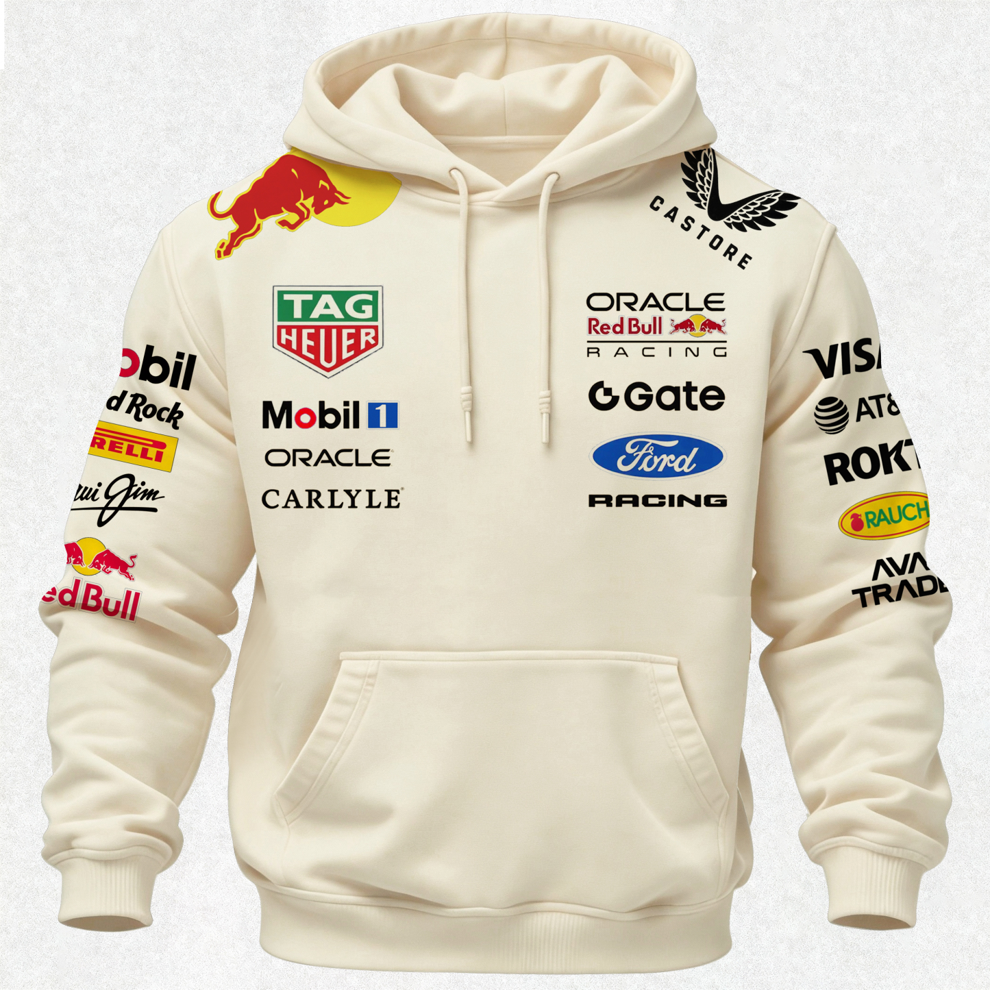 Oracle Red Bull Racing Printed Fleece-lined Unisex Hoodie Image - 21