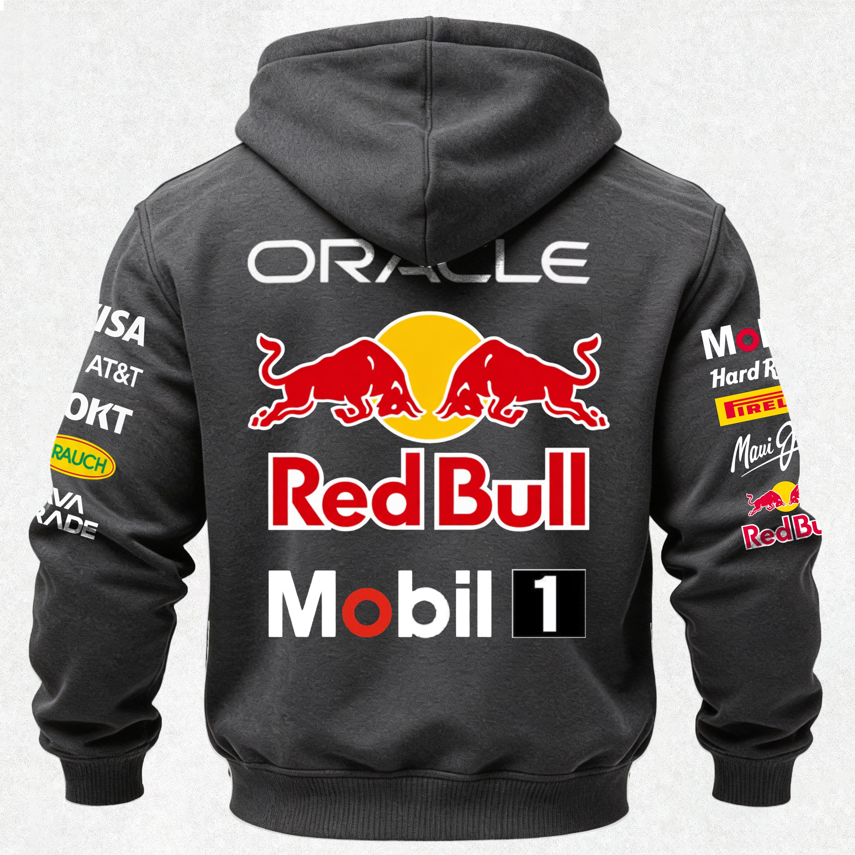Oracle Red Bull Racing Printed Fleece-lined Unisex Hoodie Image - 17