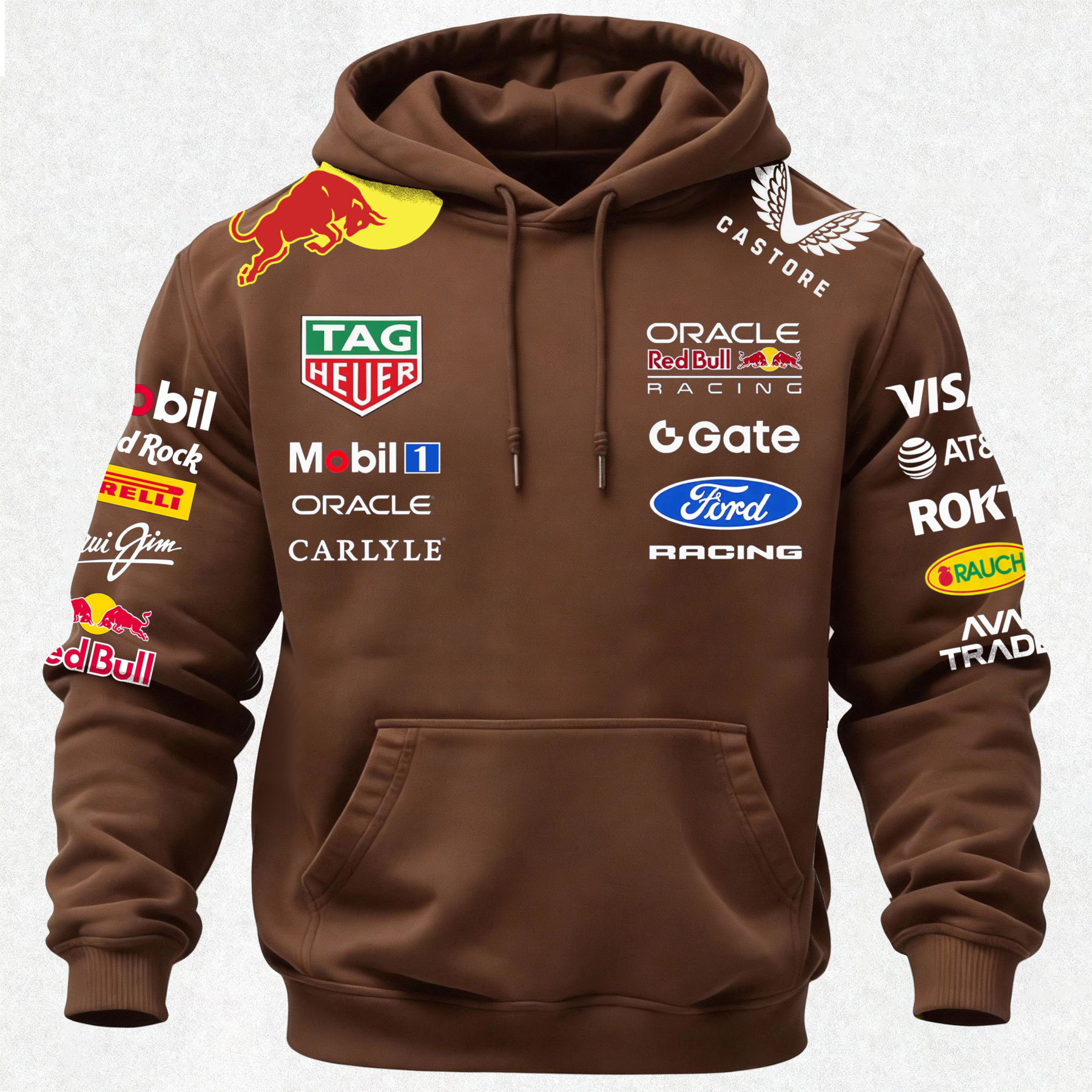 Oracle Red Bull Racing Printed Fleece-lined Unisex Hoodie Image - 24