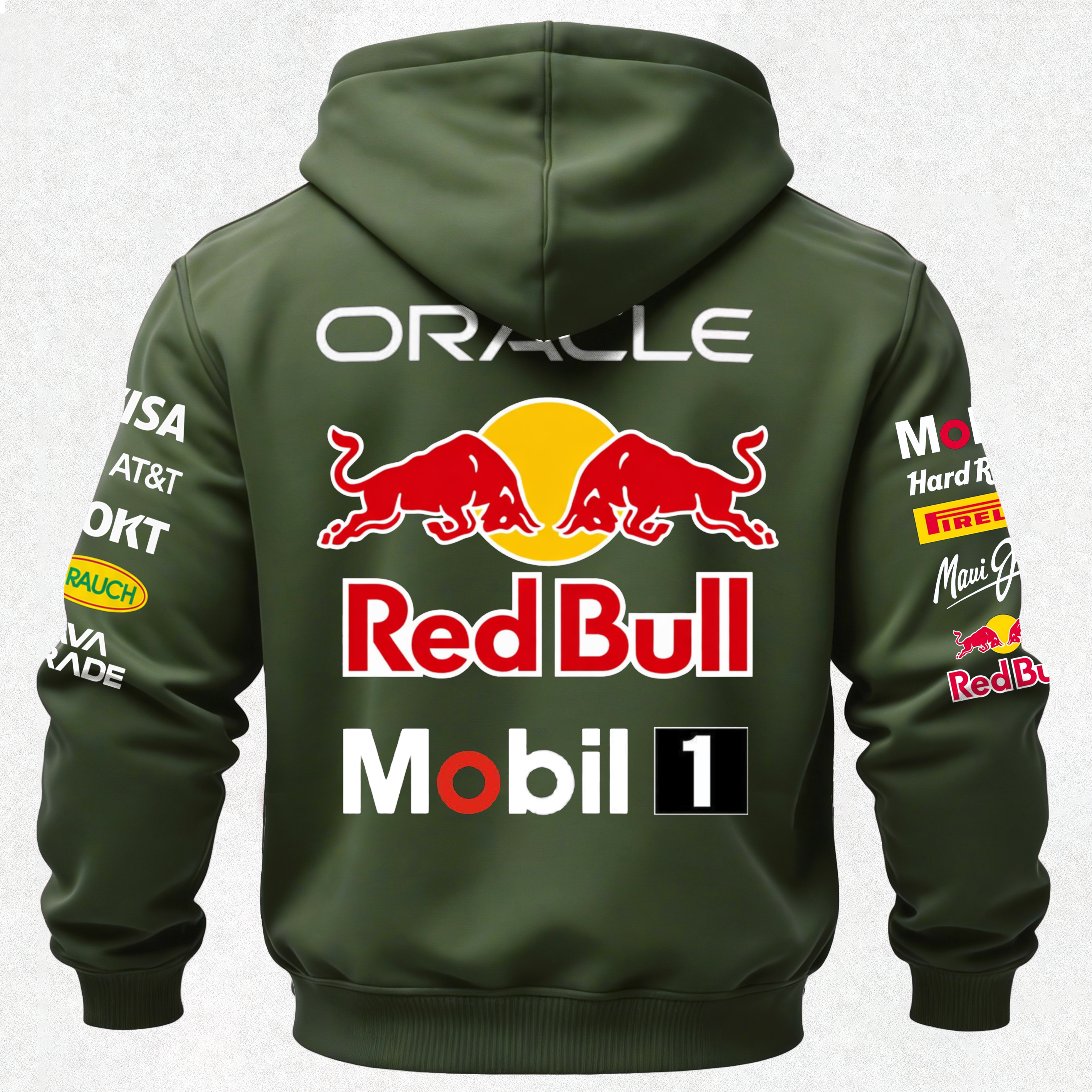 Oracle Red Bull Racing Printed Fleece-lined Unisex Hoodie Image - 26