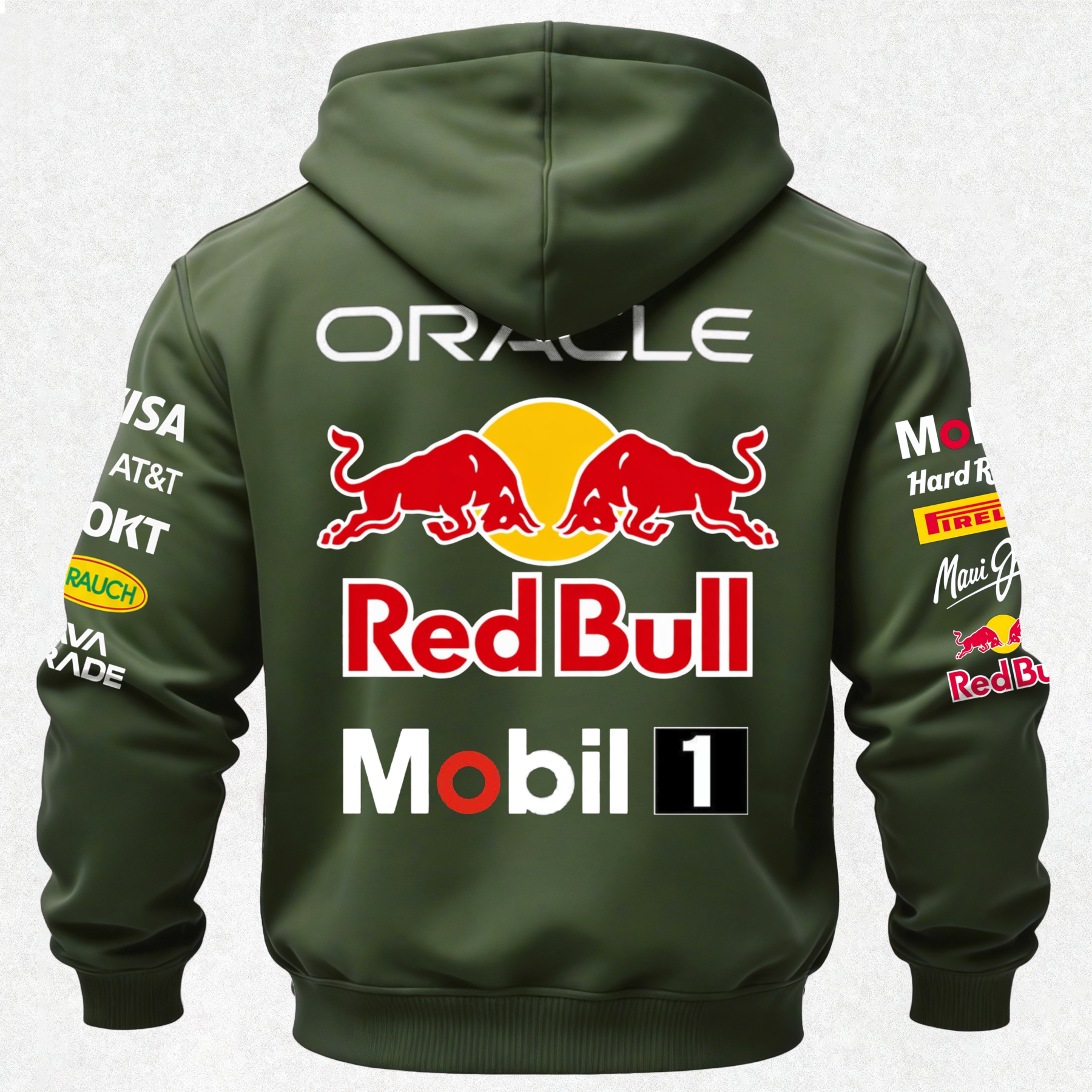 Oracle Red Bull Racing Printed Fleece-lined Unisex Hoodie Image - 26
