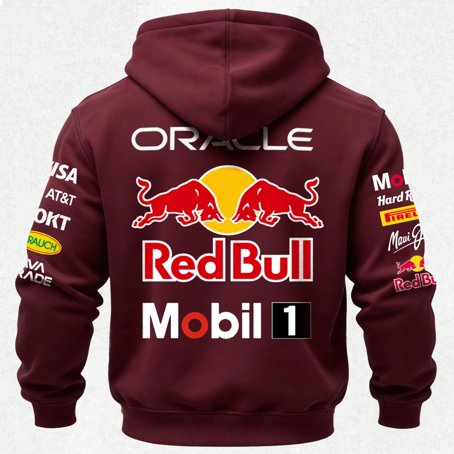 Oracle Red Bull Racing Printed Fleece-lined Unisex Hoodie Image - 29