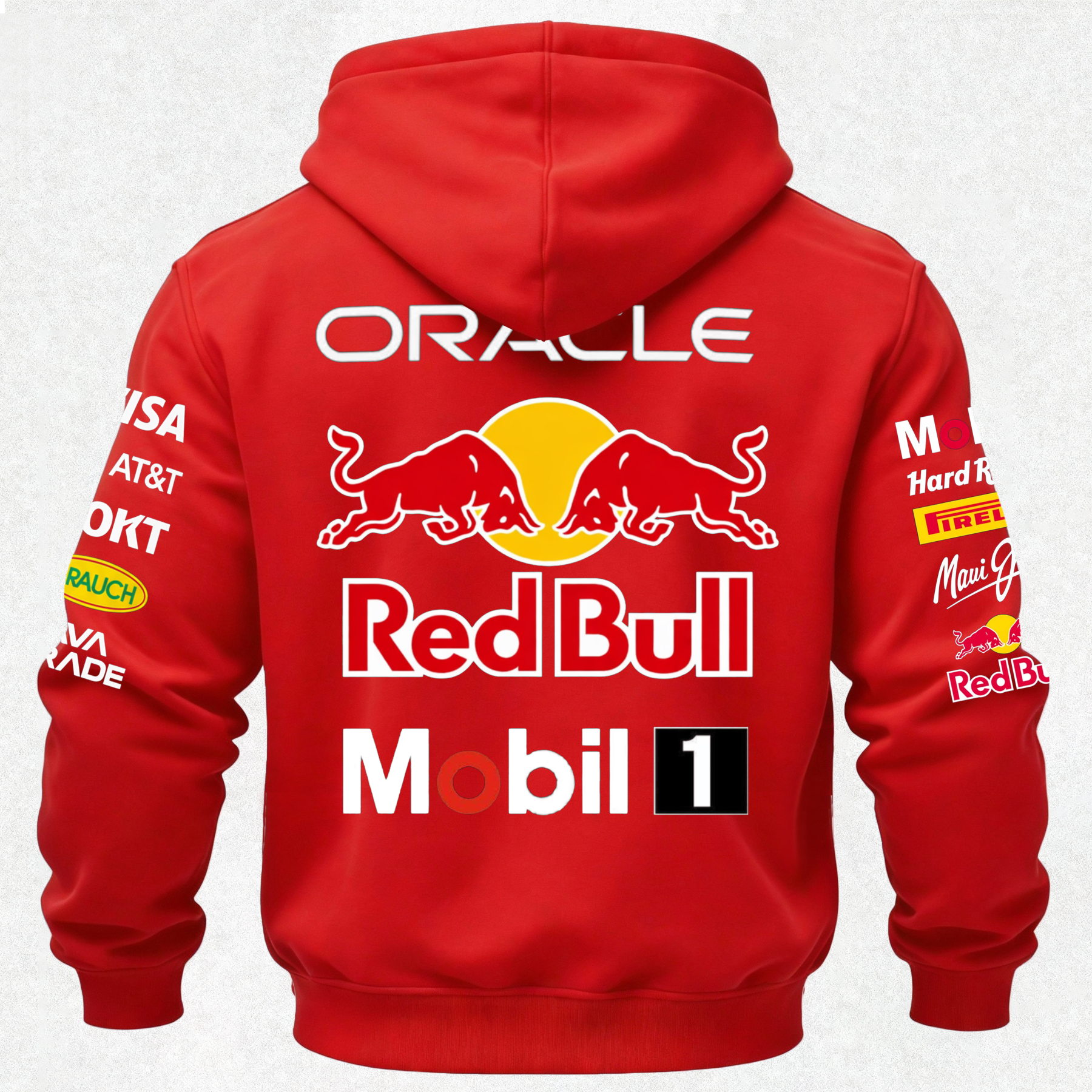 Oracle Red Bull Racing Printed Fleece-lined Unisex Hoodie Image - 32