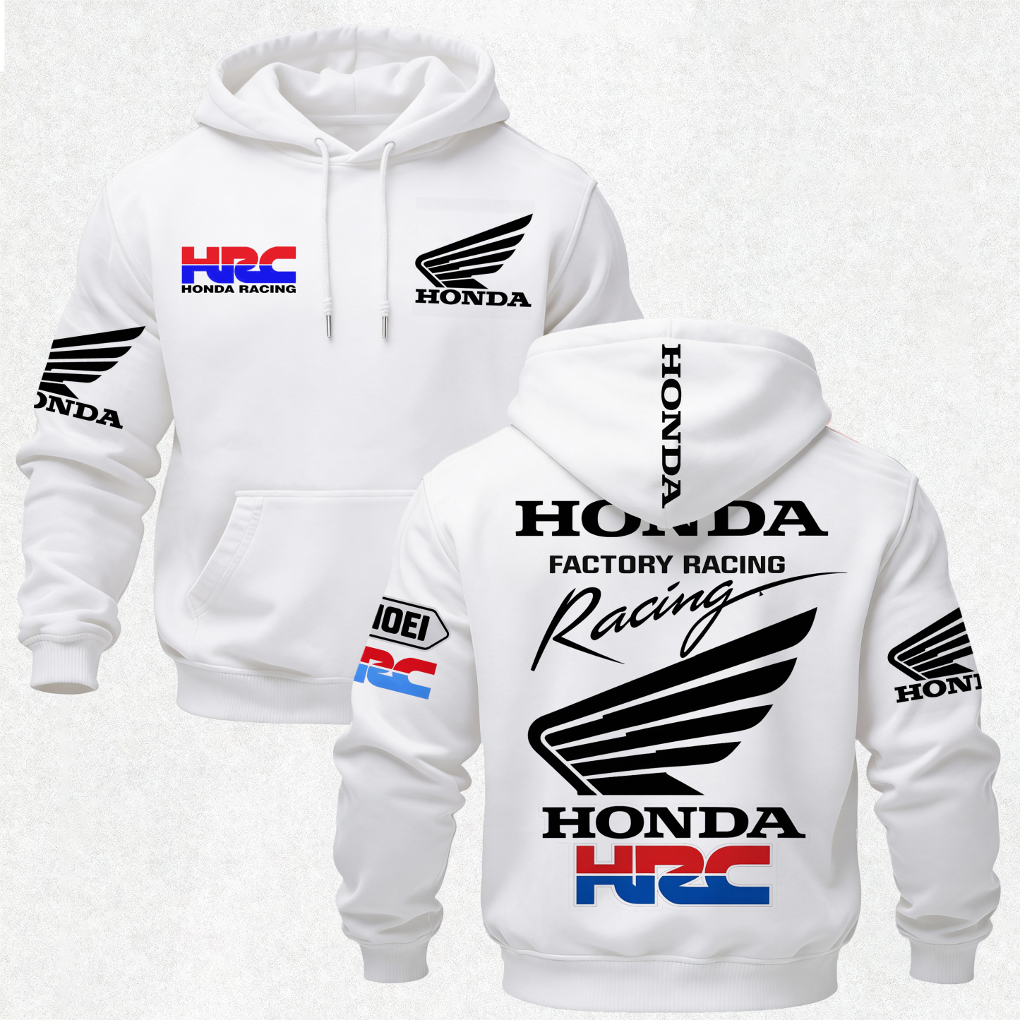 Honda Factory Racing Printed Fleece-lined Unisex Hoodie Image - 4