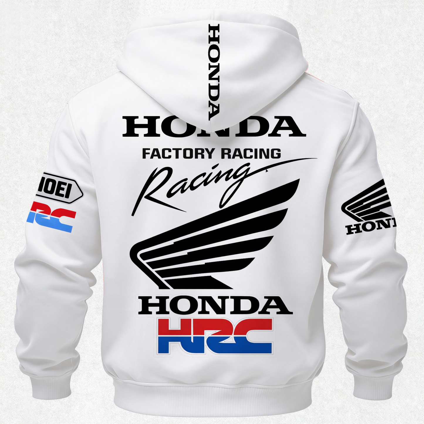 Honda Factory Racing Printed Fleece-lined Unisex Hoodie Image - 5