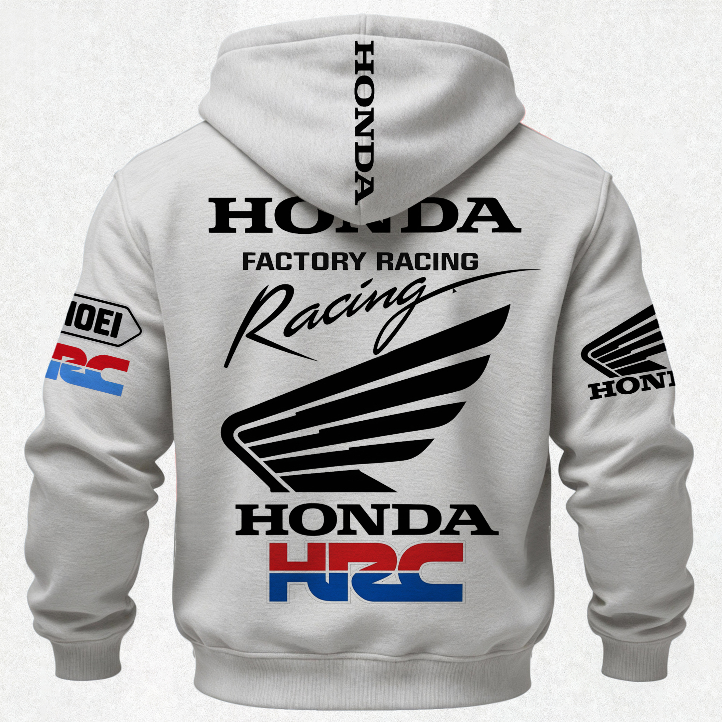 Honda Factory Racing Printed Fleece-lined Unisex Hoodie Image - 8