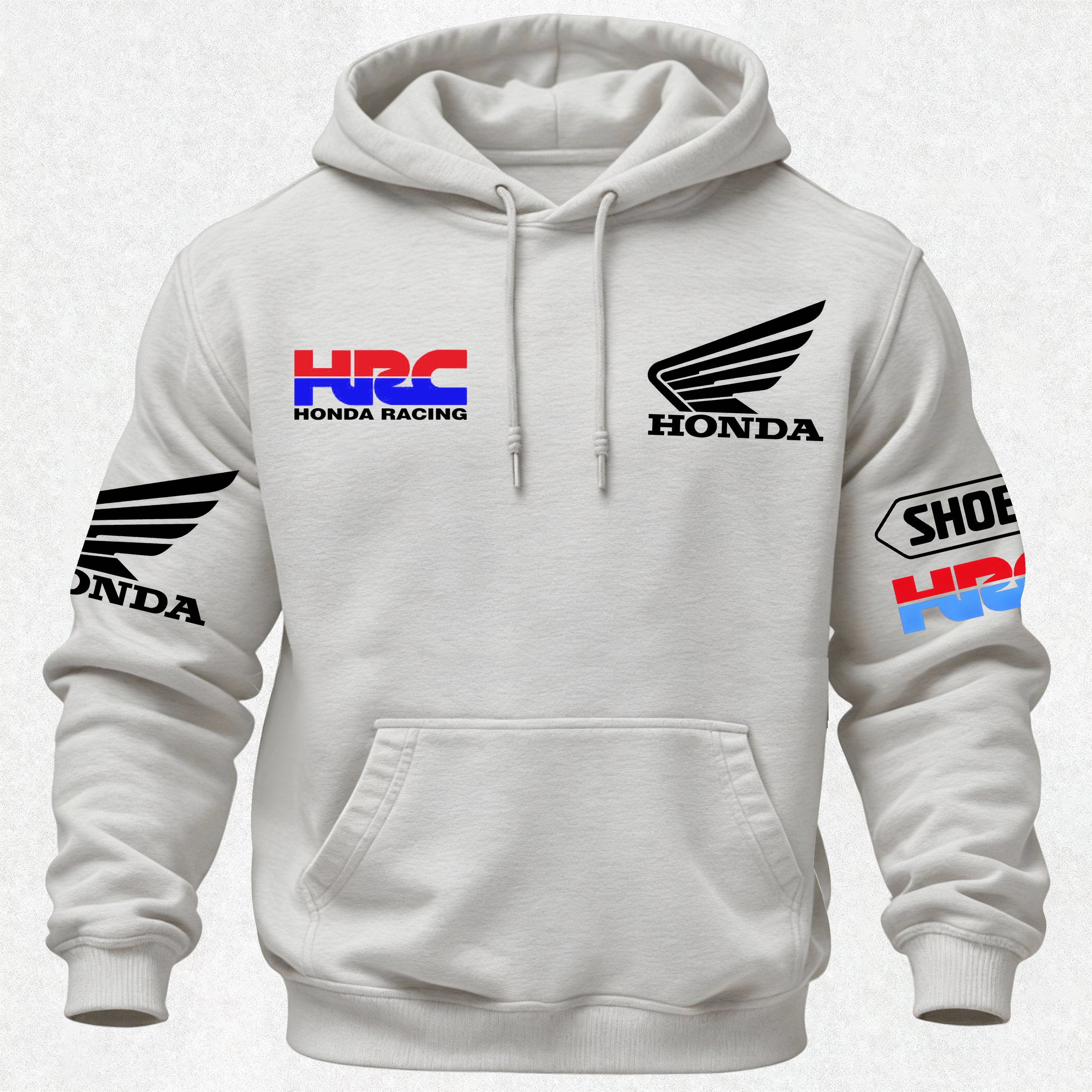 Honda Factory Racing Printed Fleece-lined Unisex Hoodie Image - 9