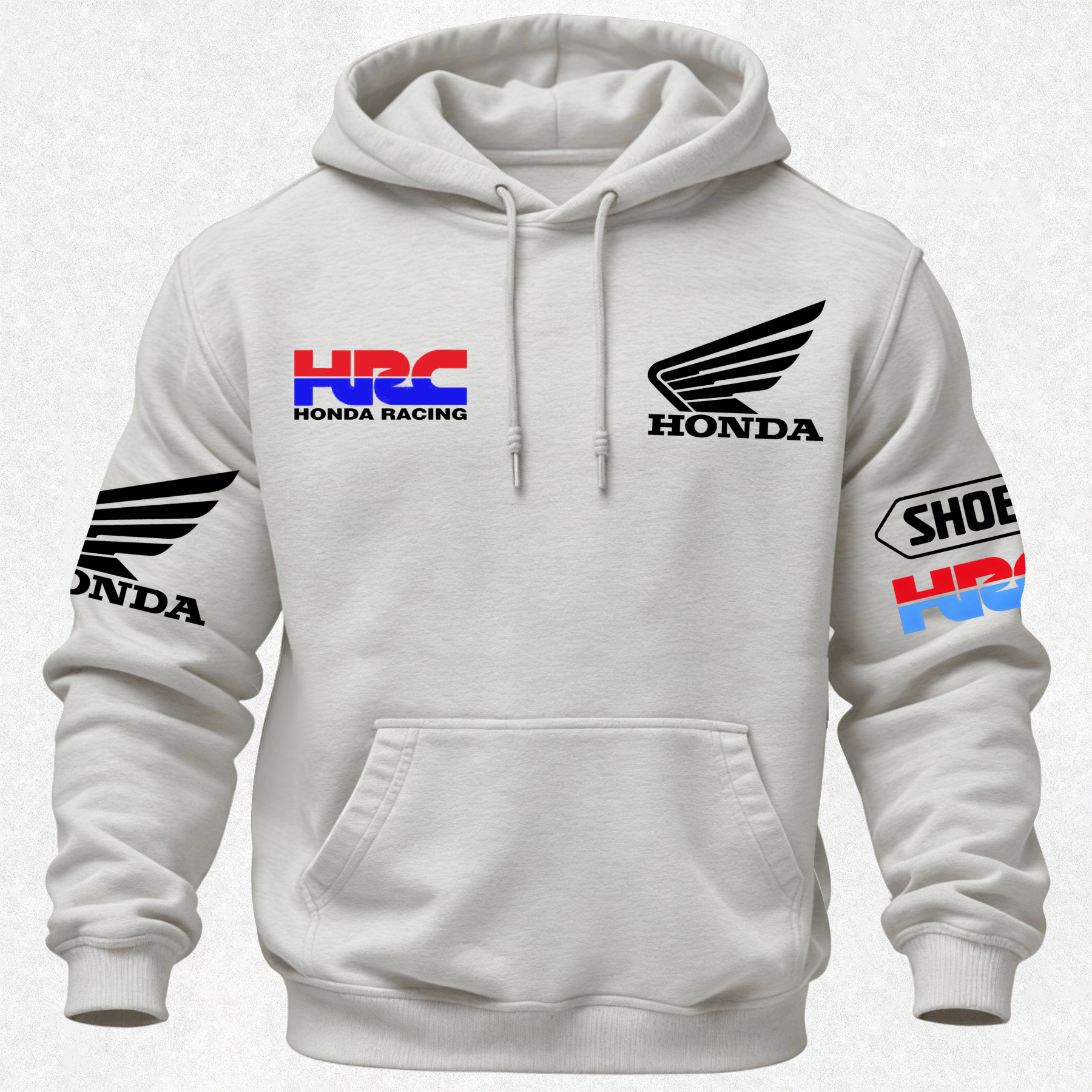 Honda Factory Racing Printed Fleece-lined Unisex Hoodie Image - 9