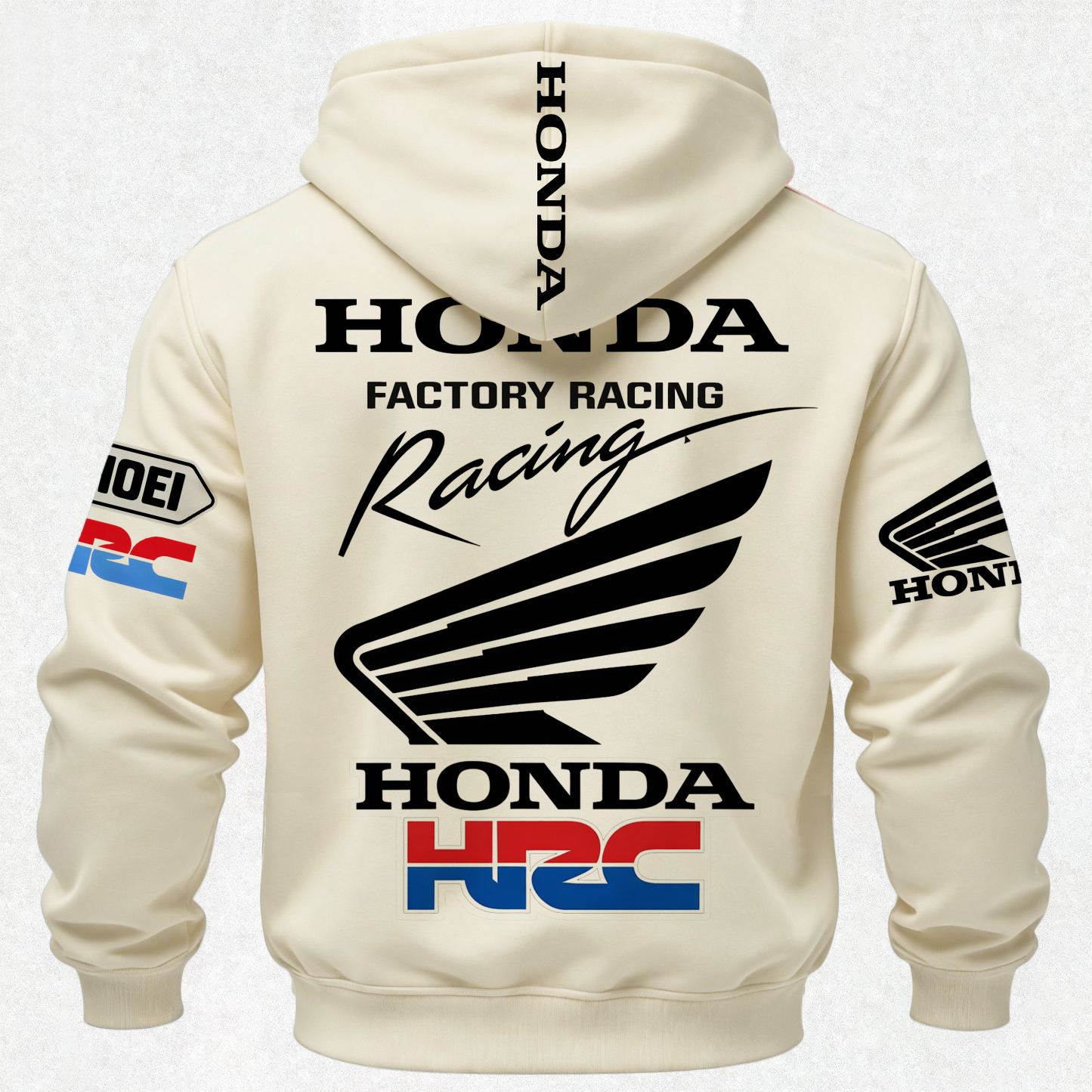 Honda Factory Racing Printed Fleece-lined Unisex Hoodie Image - 11