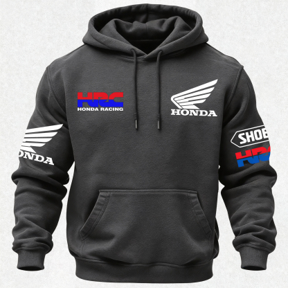 Honda Factory Racing Printed Fleece-lined Unisex Hoodie Image - 18