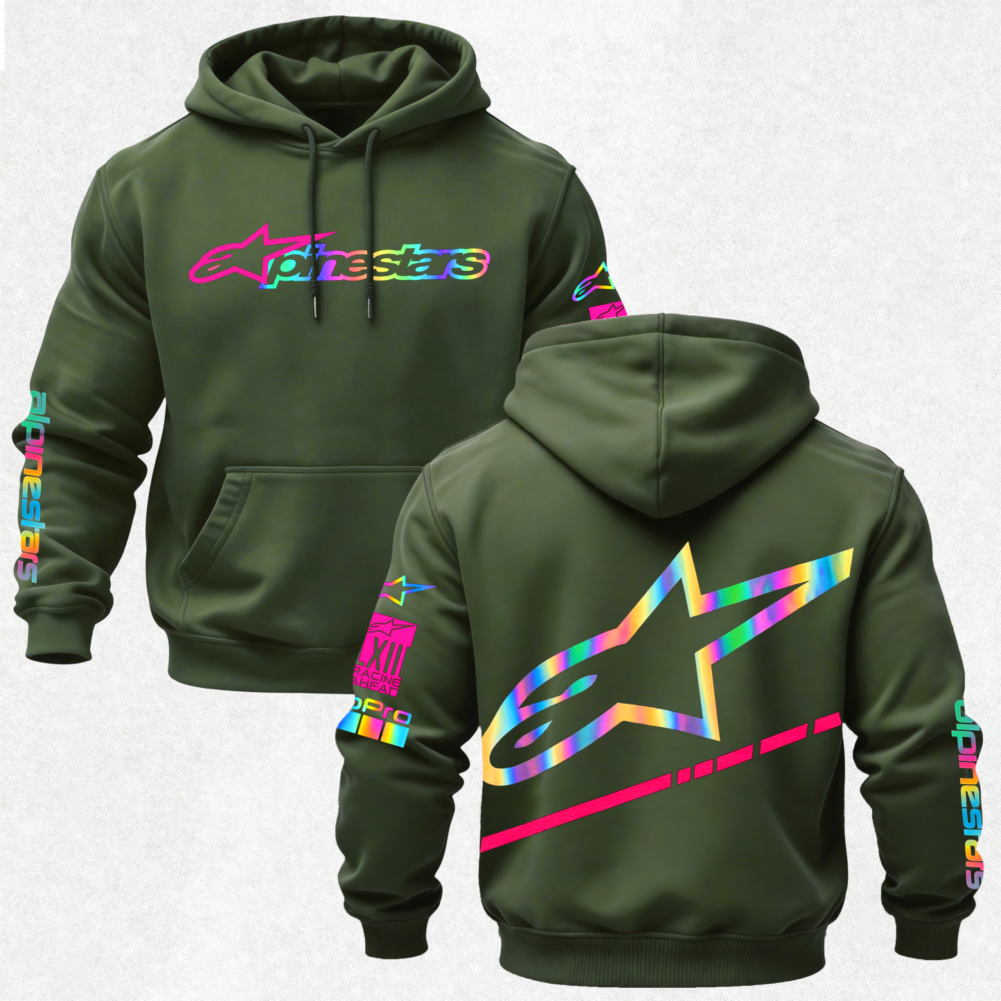 Alpinestars Printed Fleece-lined Unisex Hoodie Image - 21