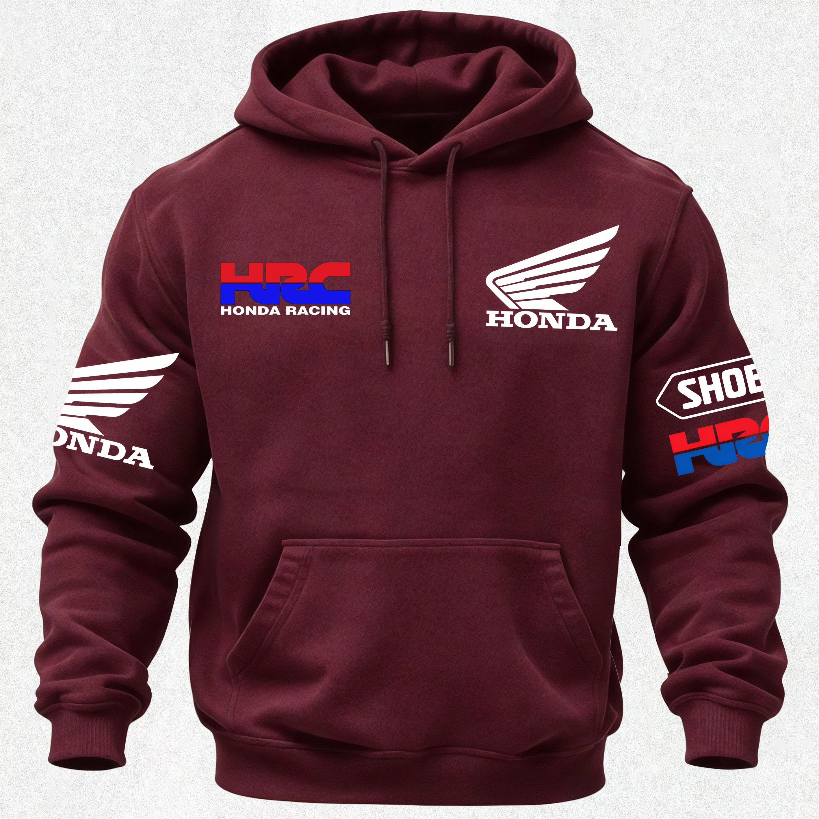 Honda Factory Racing Printed Fleece-lined Unisex Hoodie Image - 27