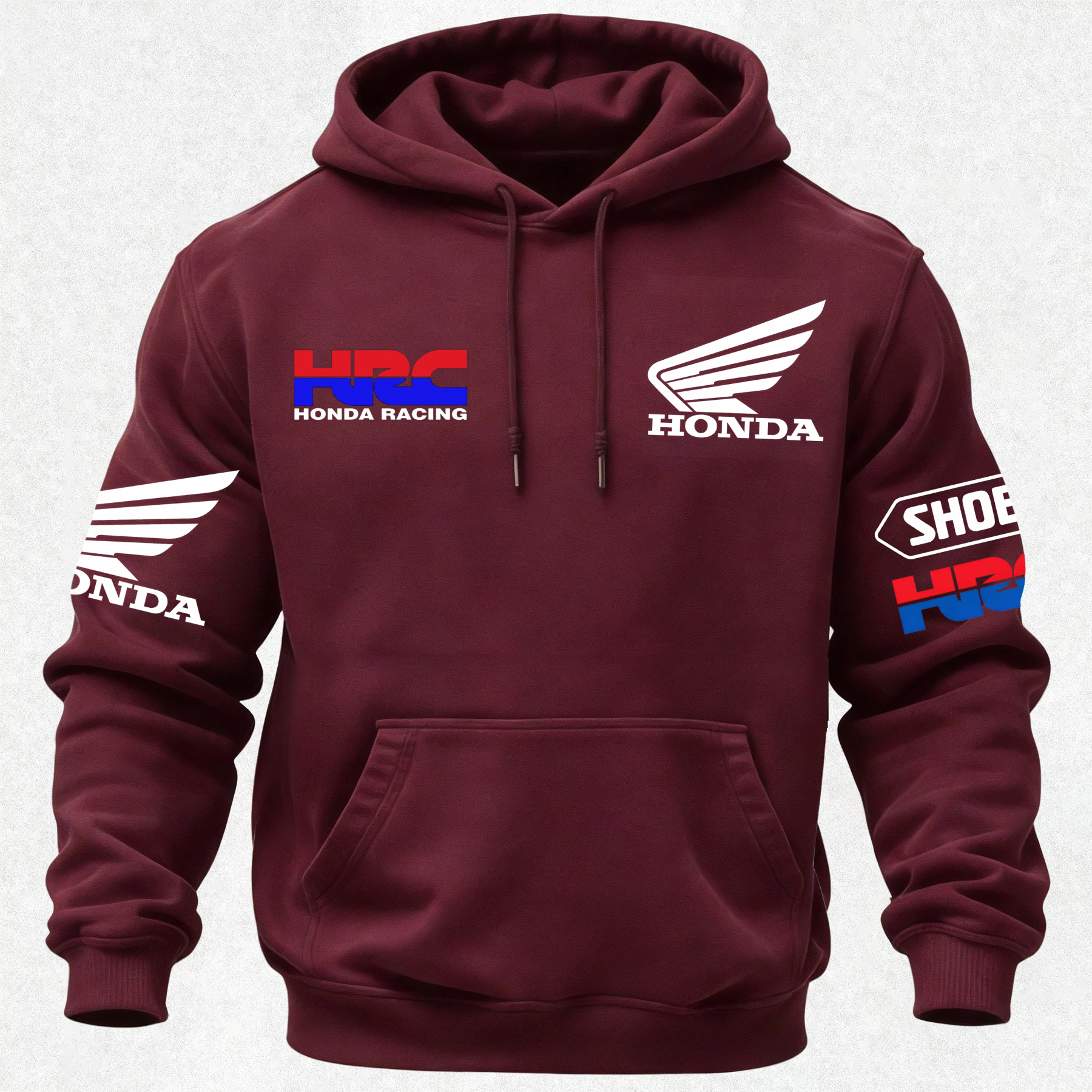 Honda Factory Racing Printed Fleece-lined Unisex Hoodie Image - 27