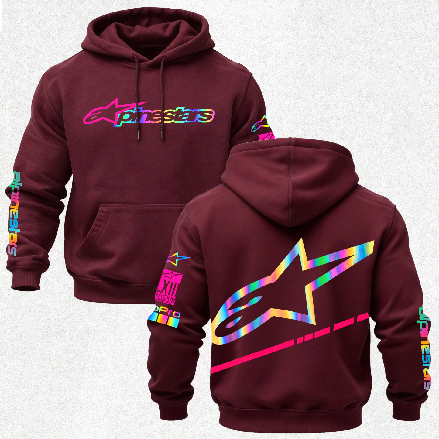 Alpinestars Printed Fleece-lined Unisex Hoodie Image - 24