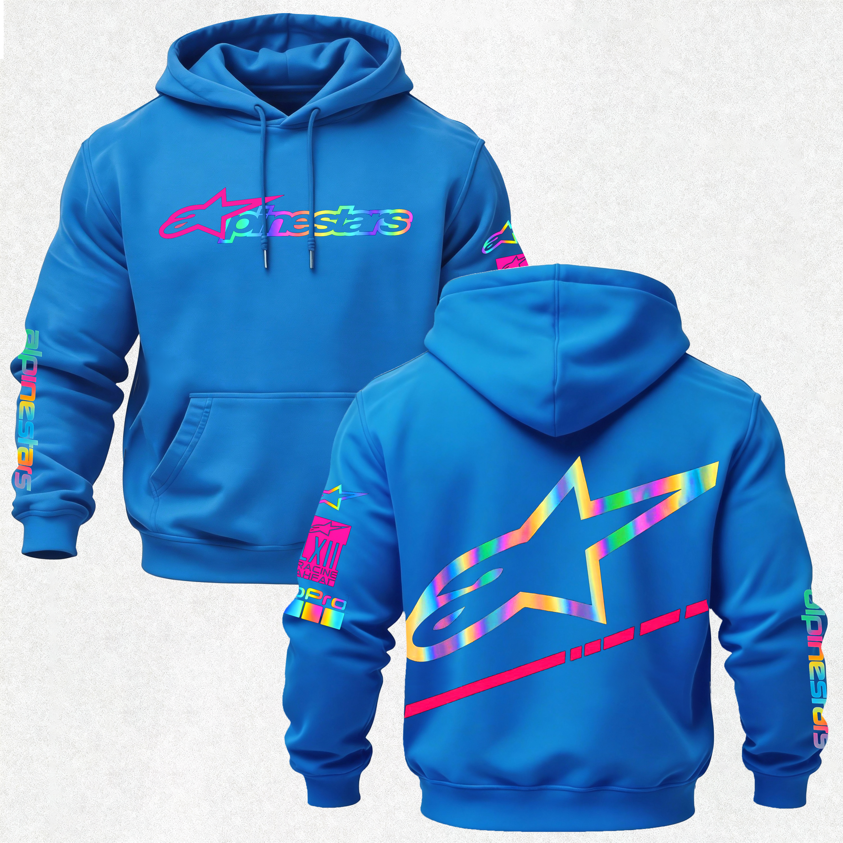 Alpinestars Printed Fleece-lined Unisex Hoodie Image - 30
