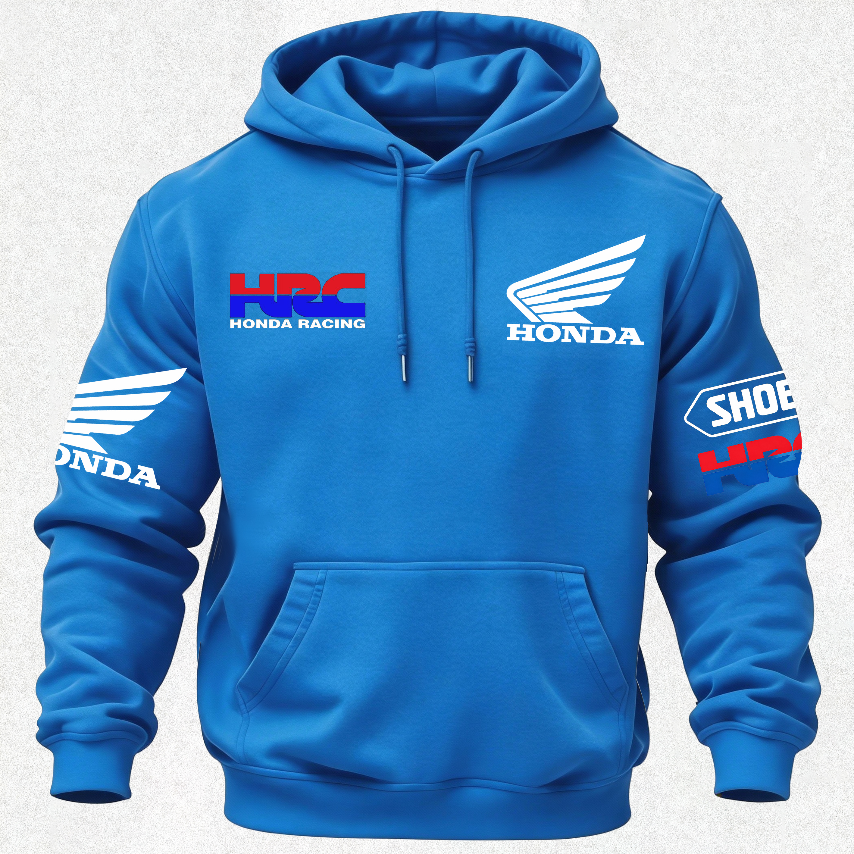 Honda Factory Racing Printed Fleece-lined Unisex Hoodie Image - 33